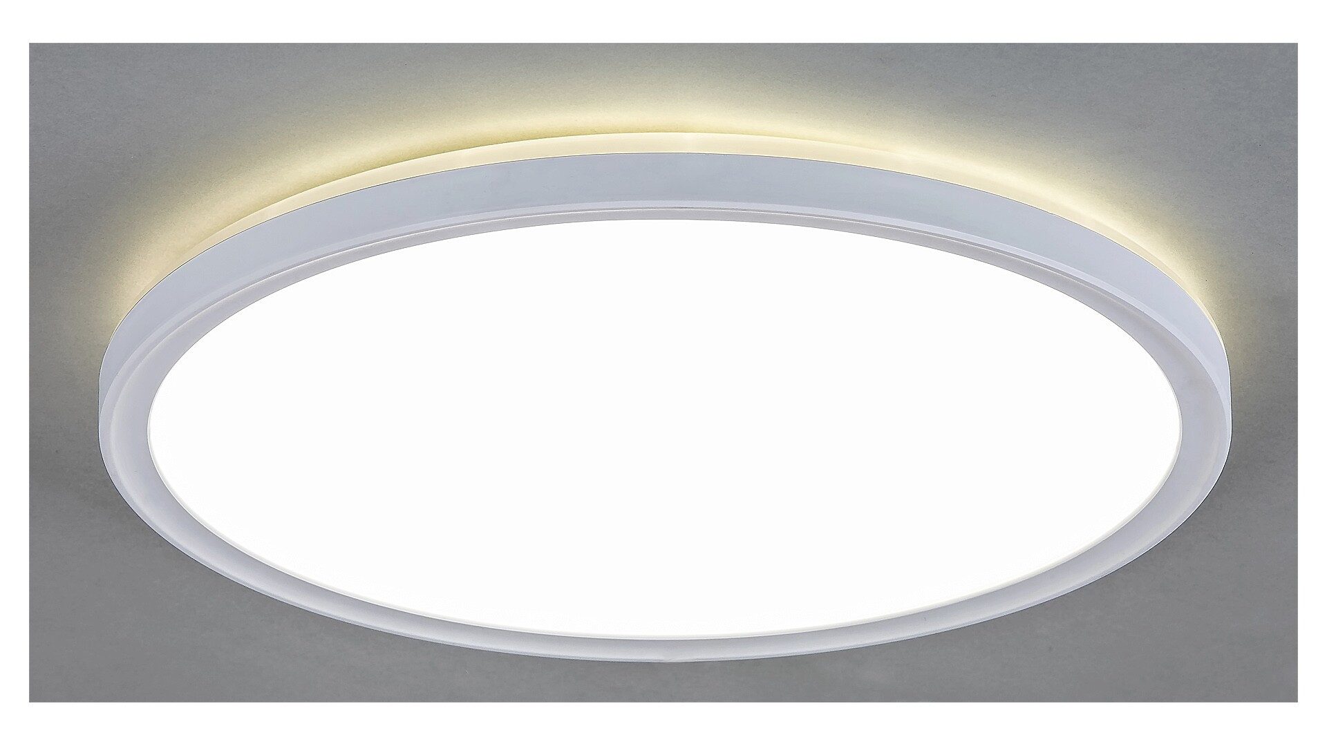 Rabalux LED Deckenspots "Pavel" Kunststoff, weiß, rund, 22W, neutralweiß, 2200lm, ø420mm, dimmbar Dimmart: 3-stufige Wandschalter-Dimmung, neutralweiß