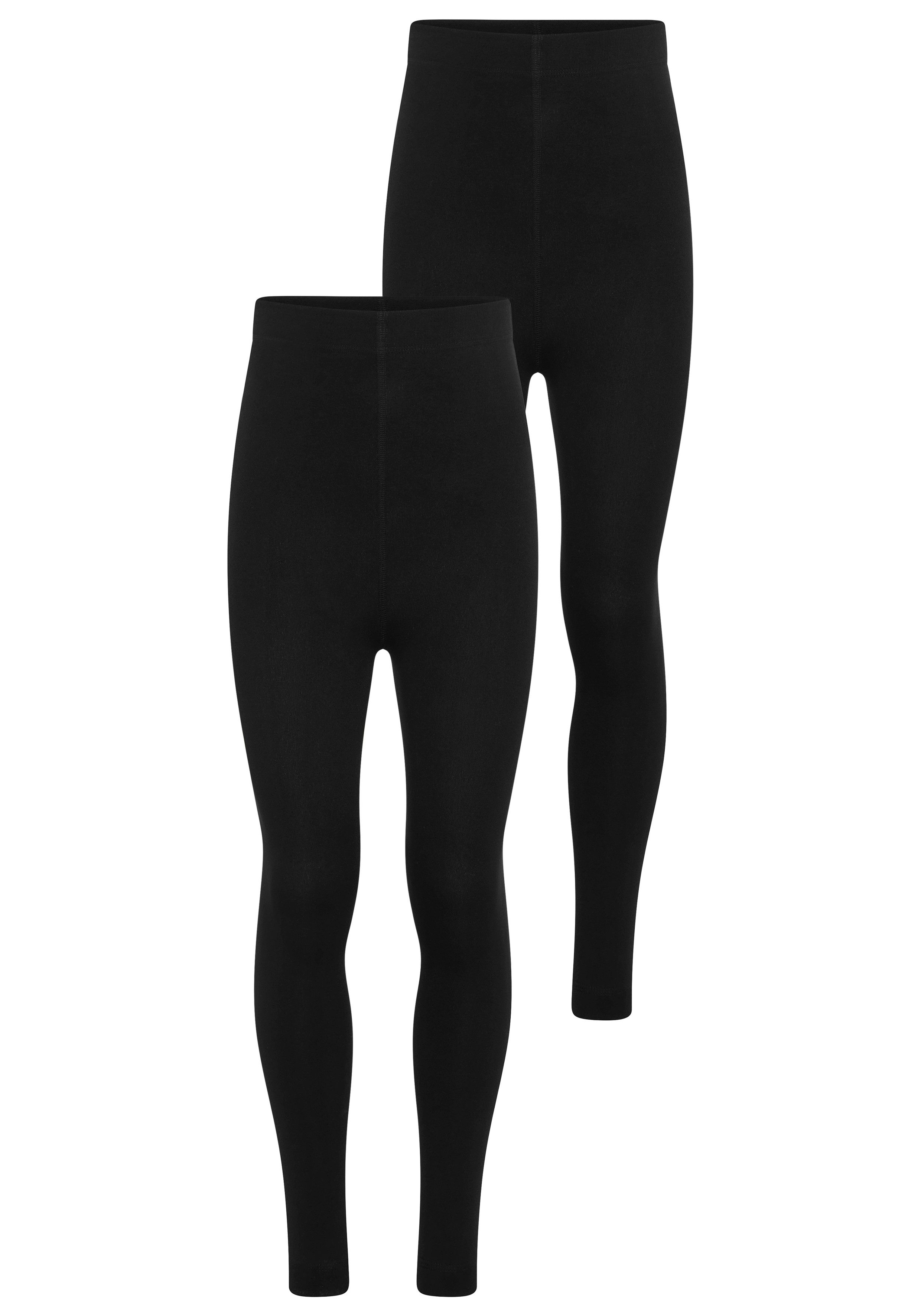 Heatkeeper Leggings (2er Pack) eng anliegend, langes Bein, elastischer Bund