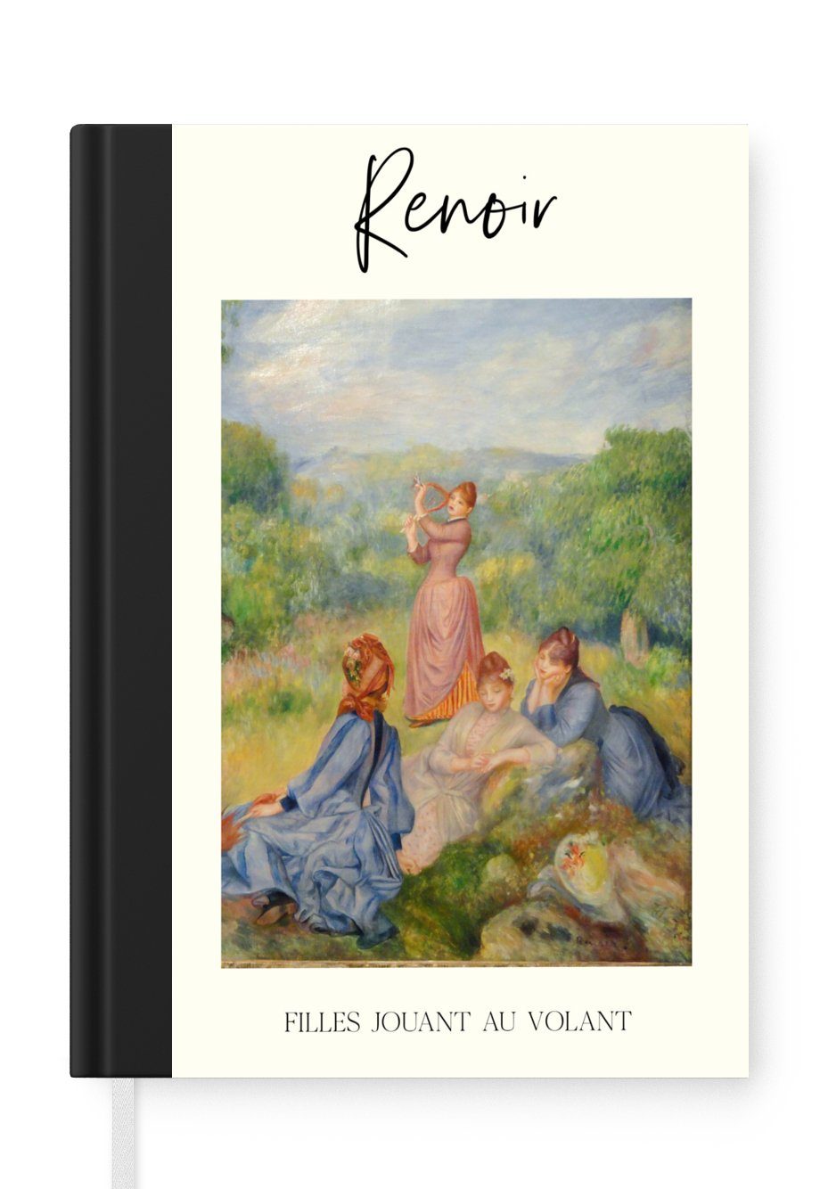 - Notizbuch Notizheft, Malerei Journal, Tagebuch, Renoir 98 Alte Merkzettel, Seiten, - A5, Haushaltsbuch MuchoWow Meister,