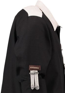 OS-Trachten Trachtenhemd Nevai Langarmhemd mit Paspeltasche, Zierteile auf der Knopfleiste