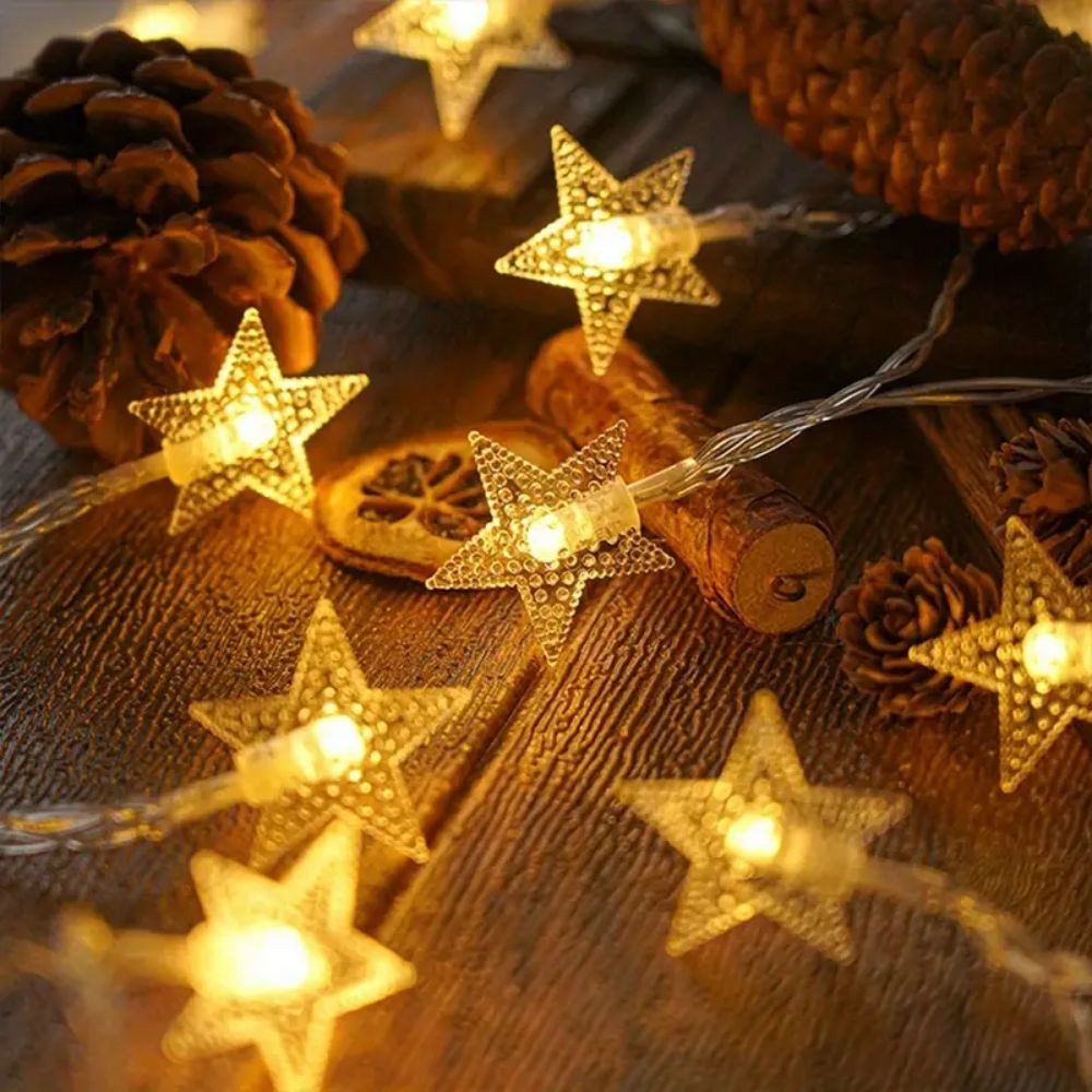 Montegoni Lichterkette Stern Lichterkette 3m 20 LED, Fenster Wand Zimmer De günstig online kaufen