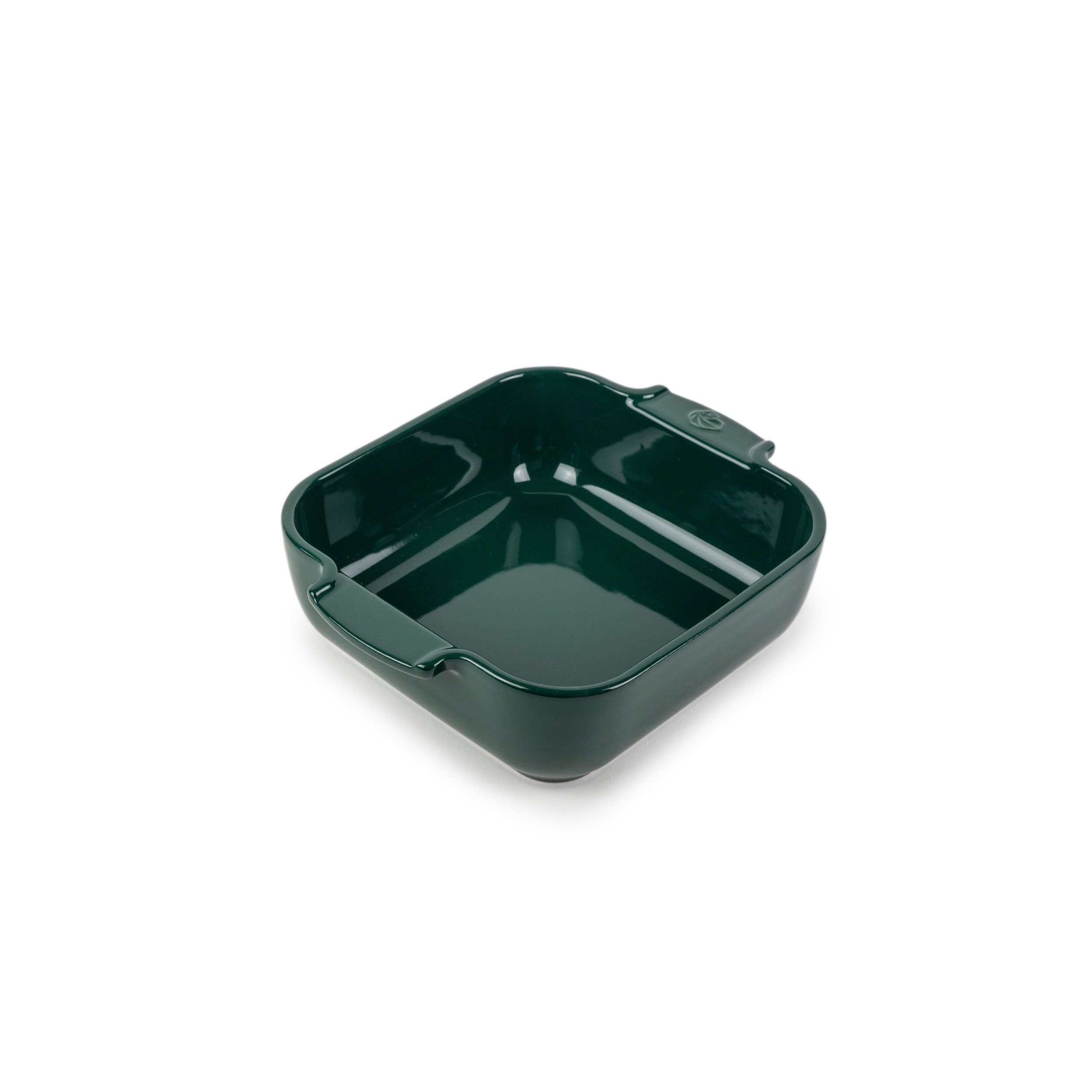 PEUGEOT Auflaufform APPOLIA Keramik 18cm Quadratisch Waldgrün Spülmasc, Keramik, Keramik