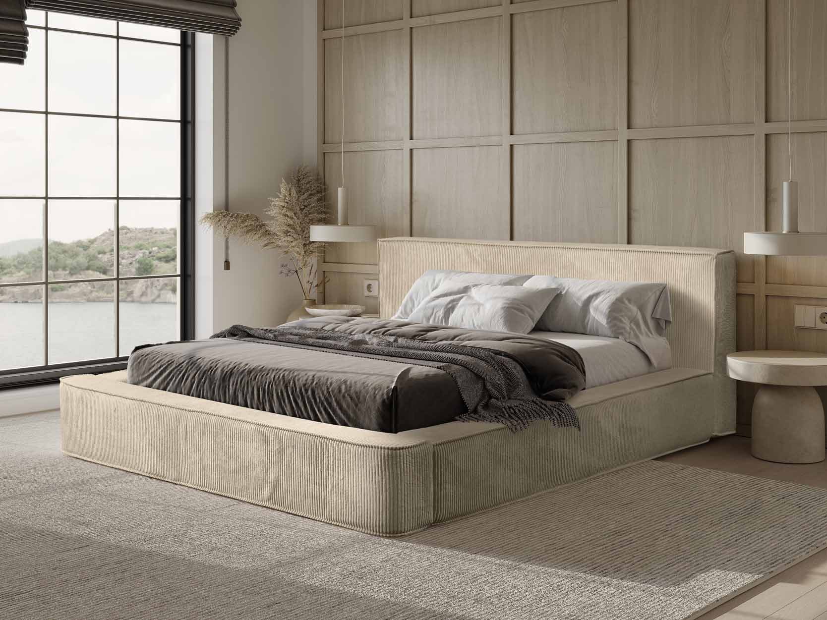 Luxusbetten24 Polsterbett Designer Polsterbett Harmon, mit günstig online kaufen