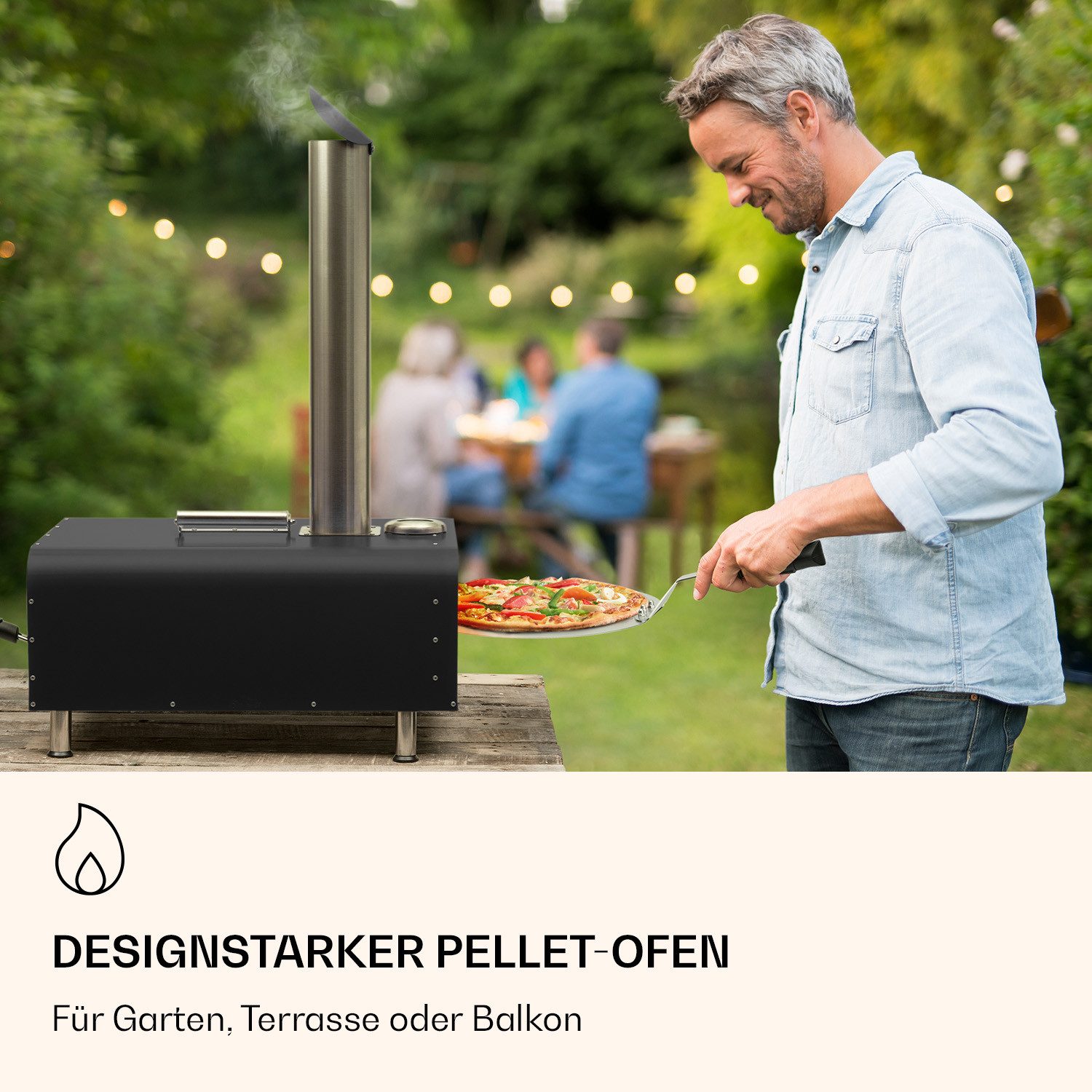 Klarstein Gas-Pizzaofen Diavolo Pizza Ofen