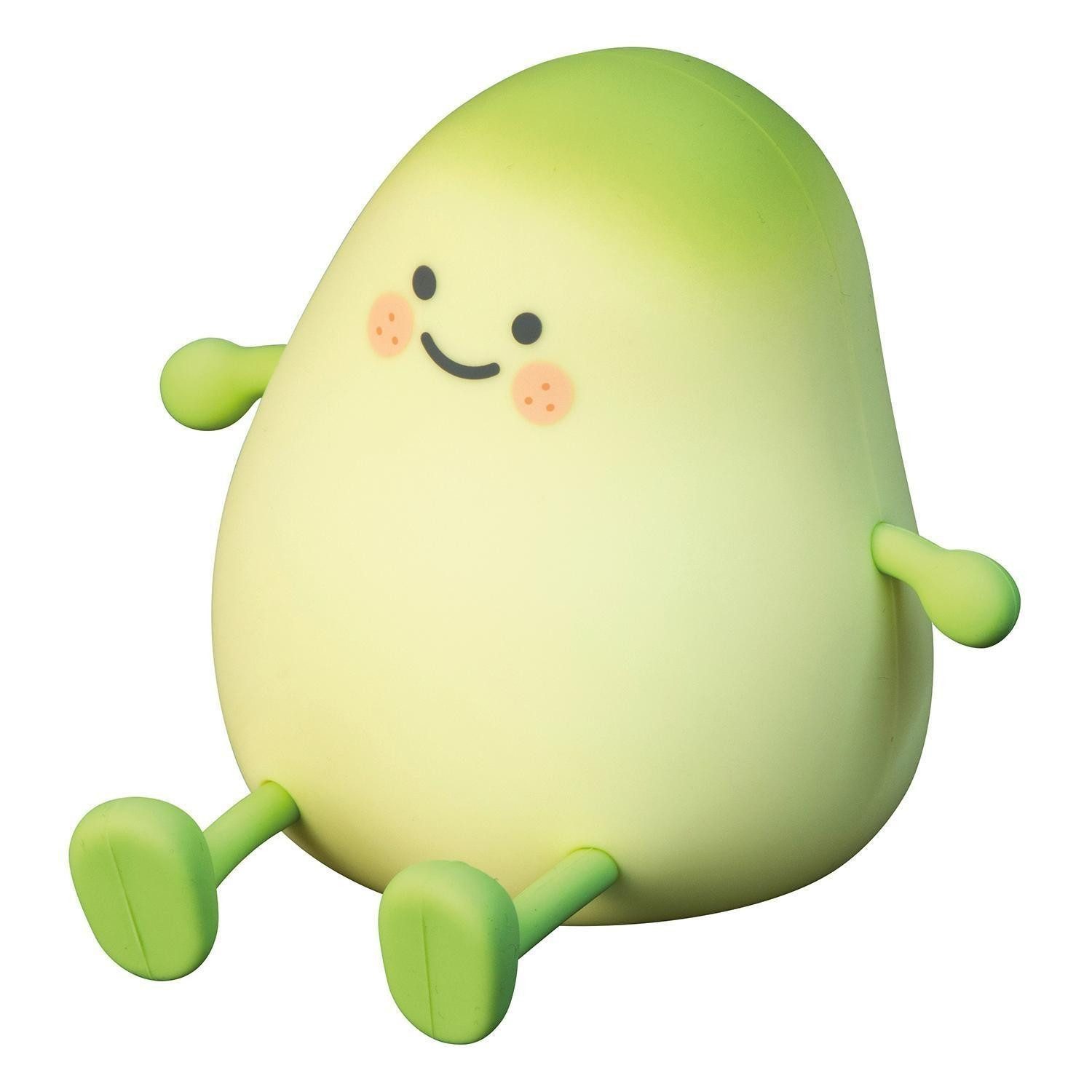 FH Lighting LED Nachtlicht LIA, Grün, Silkon, Akkubetrieben, Dimmfunktion, RGB-Farbwechsel, LED fest integriert, Extra-Warmweiß, B 12,2 x H 11,6 x T 12,2 cm