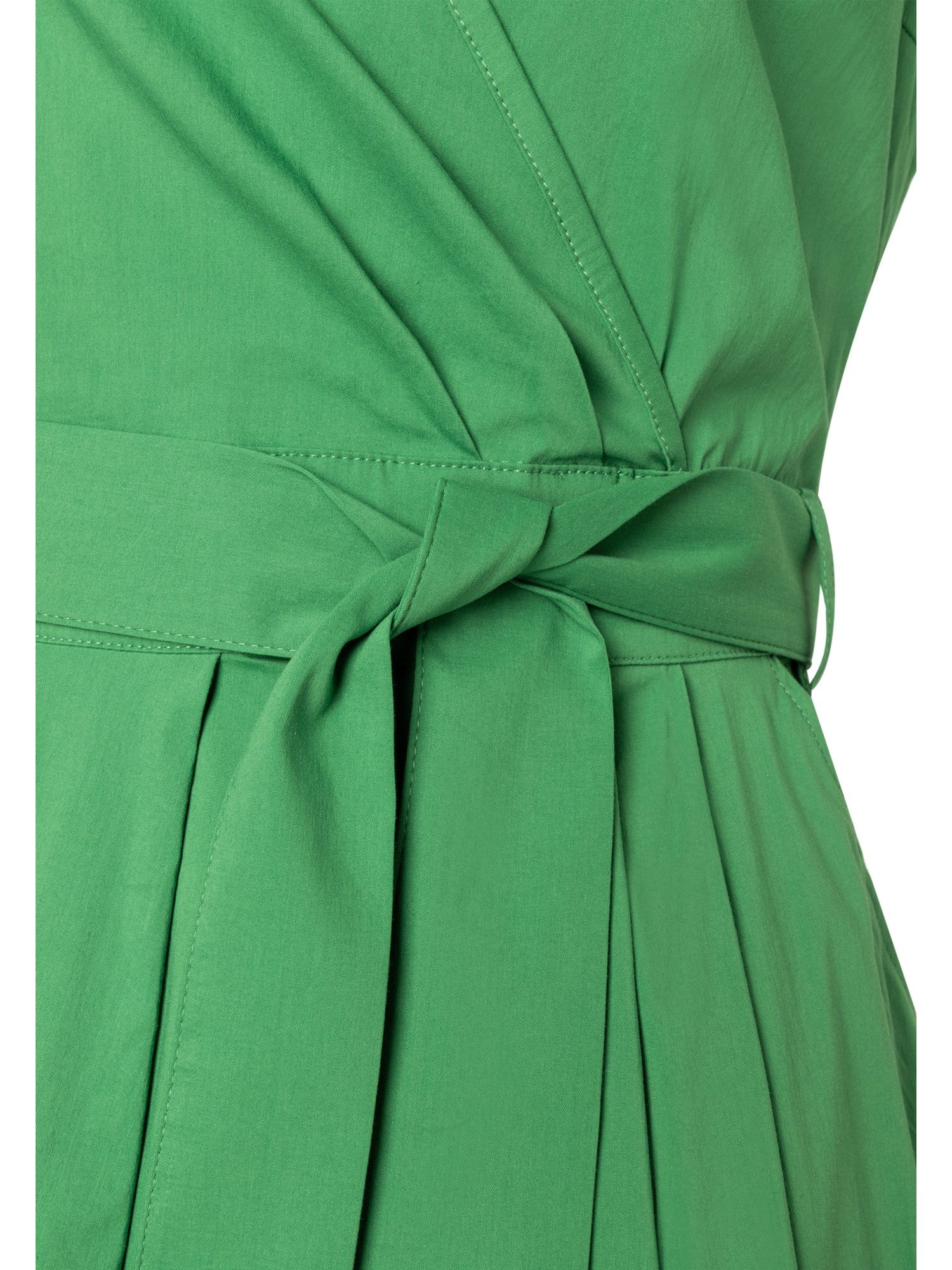 MORE&MORE Blusenkleid raffiniertes Midikleid, Wickeloptik