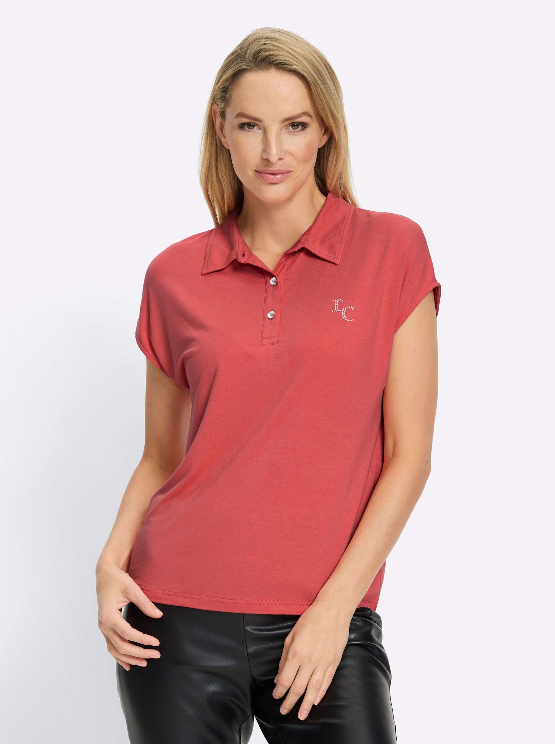heine T-Shirt Poloshirt Kurzarm günstig online kaufen