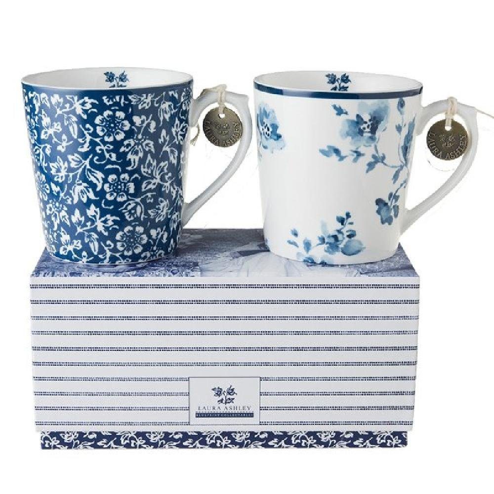 LAURA ASHLEY Tasse Henkelbecher-Set Blueprint (Groß) (2-teilig)