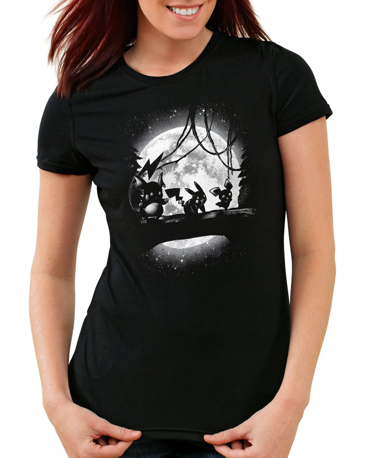 style3 T-Shirt Thunder Moonshine amiibo planet go pokemon pikachu