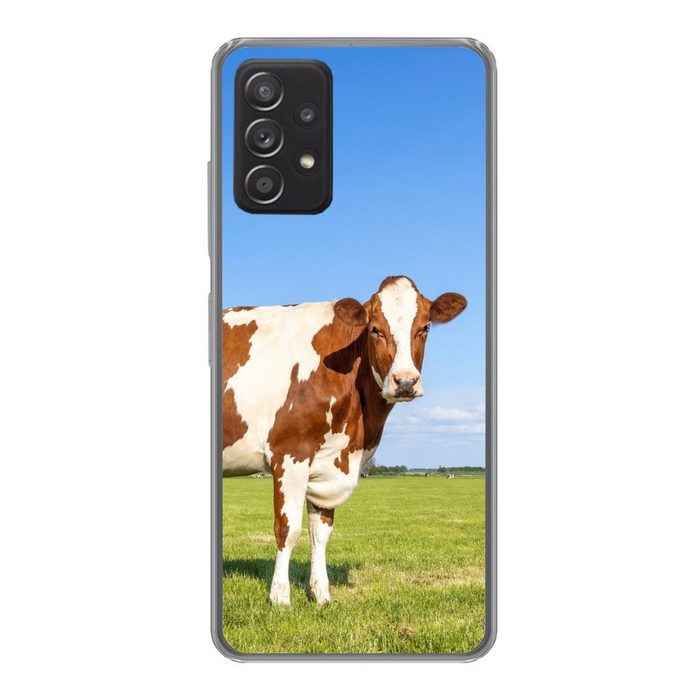MuchoWow Handyhülle Kühe - Bauernhof - Gras - Natur - Tiere Handyhülle Telefonhülle Samsung Galaxy A33