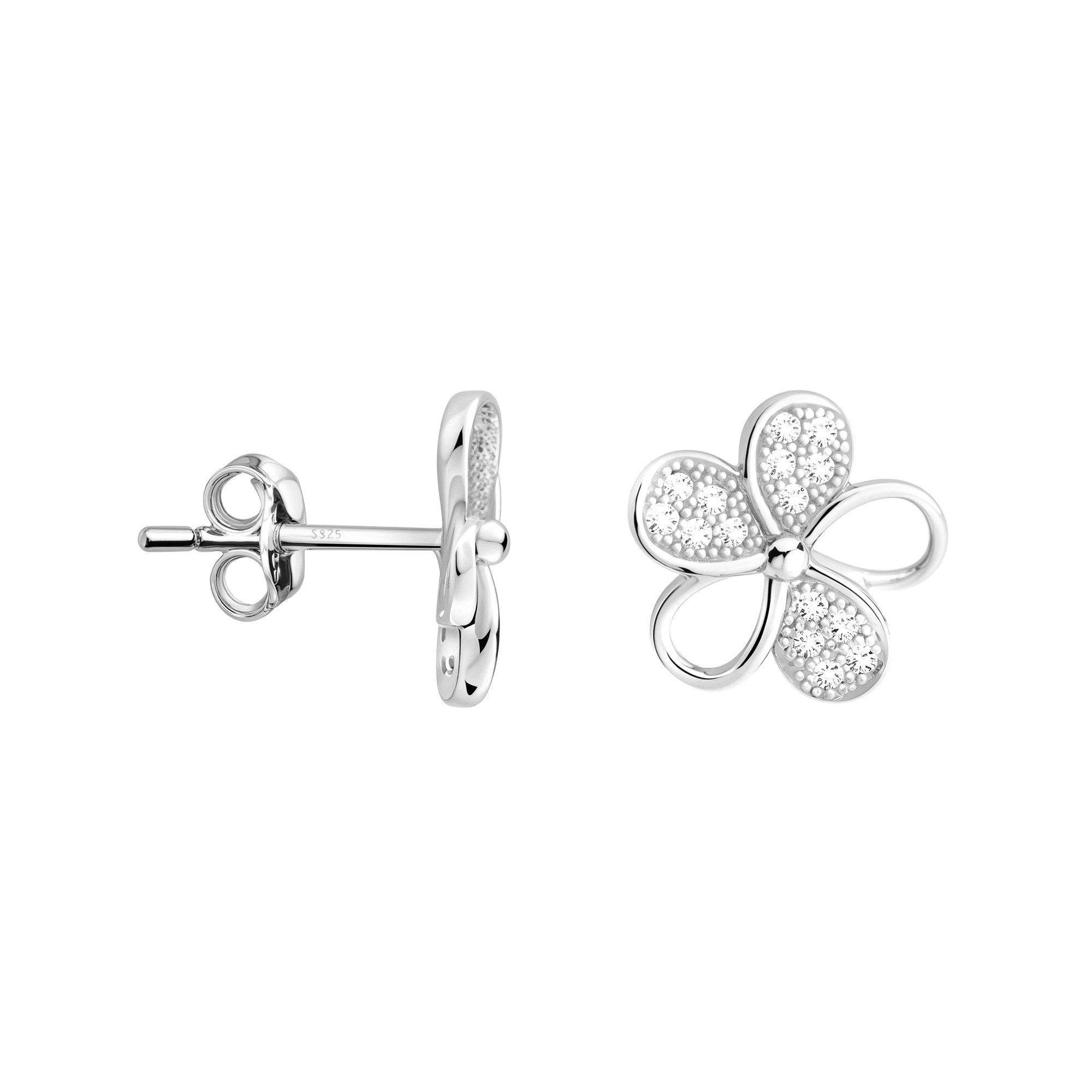 Sofia Milani Paar Ohrstecker Blume, 925 günstig online kaufen