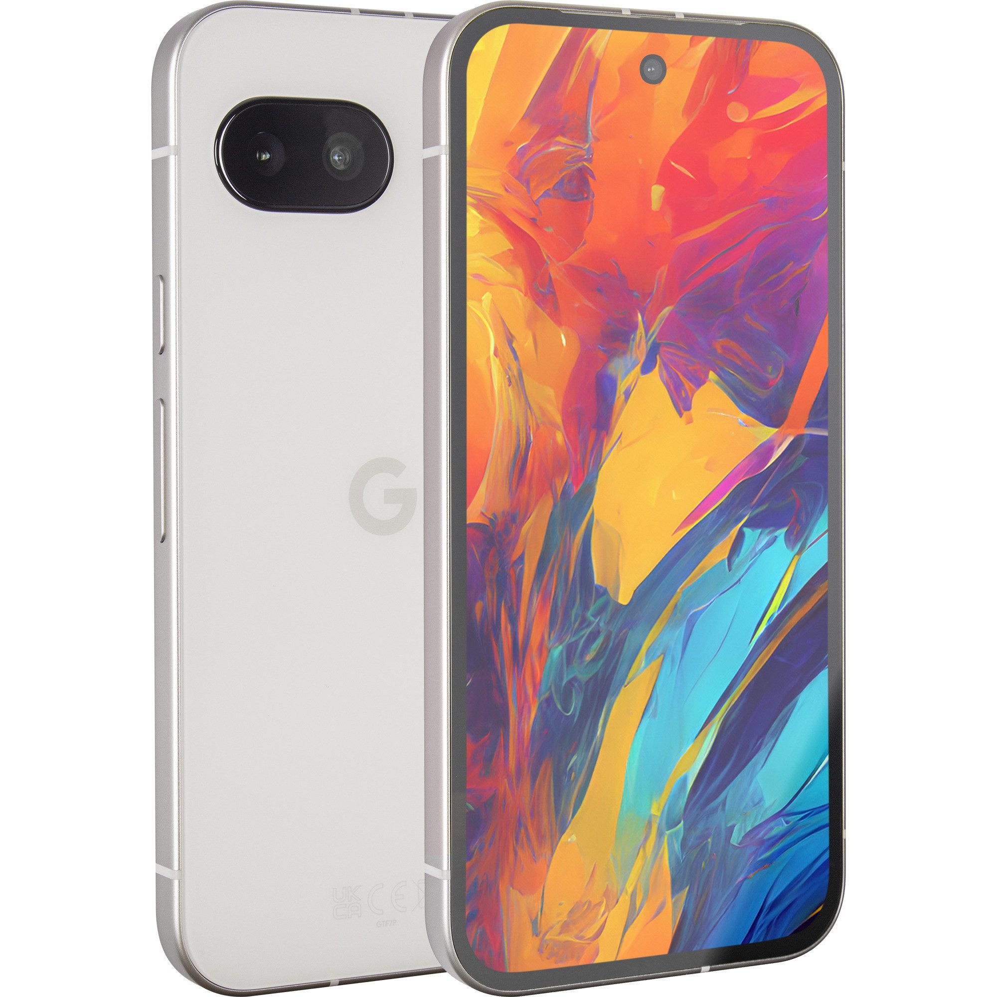 Google Google Pixel 9a 128GB, Handy, (Porcelain, Android Smartphone (6.3 Zoll, 128 GB Speicherplatz, 48 MP Kamera)