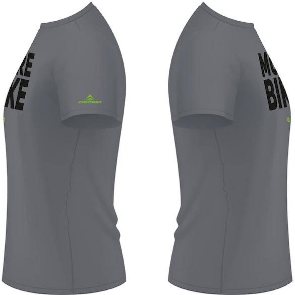 Merida Funktionsshirt Merida T-Shirt MORE BIKE Edition Herren L Grau - komfortables Bike-Lif