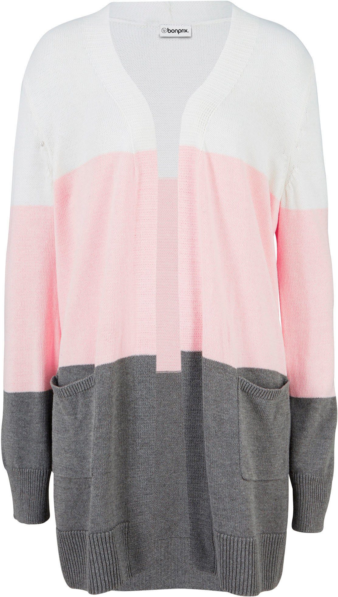 Longstrickjacke