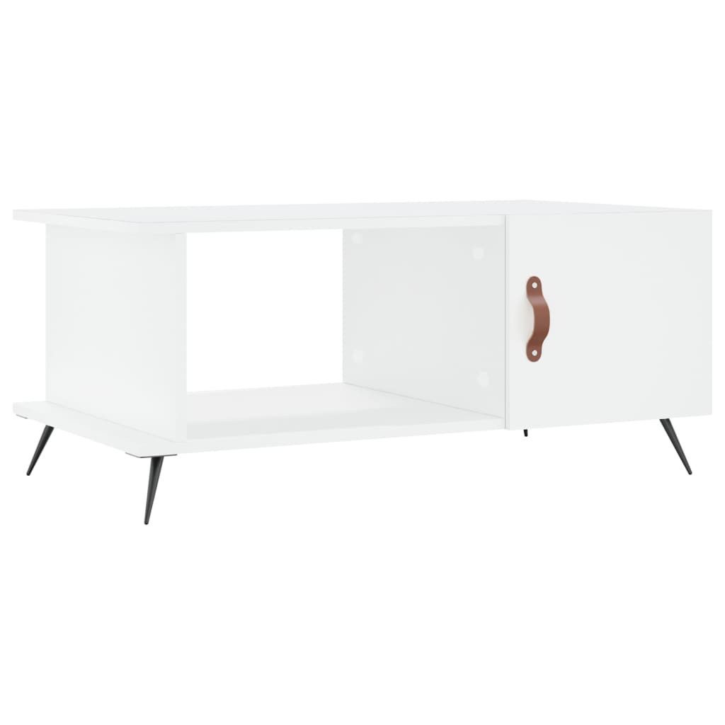 Couchtisch Couchtisch Weiß 90x50x40 cm Holzwerkstoff