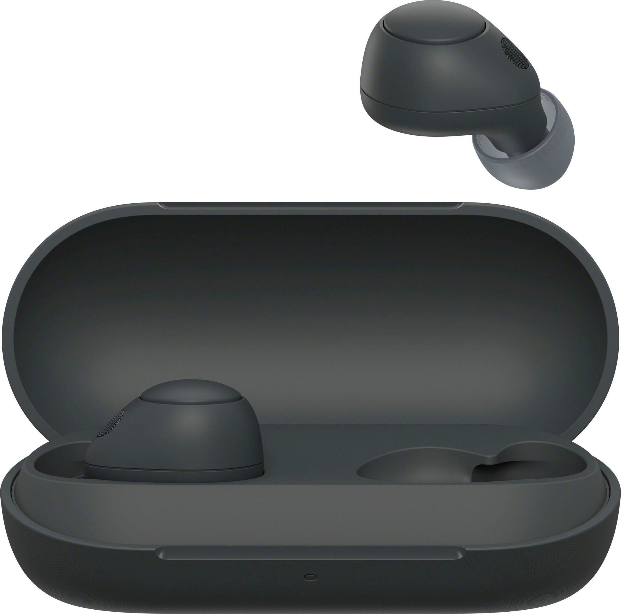 Sony WF-C700N In-Ear-Kopfhörer (Noise-Cancelling, Bluetooth, bis Std. Connection) 20 Multipoint Gojischwarz Akkulaufzeit