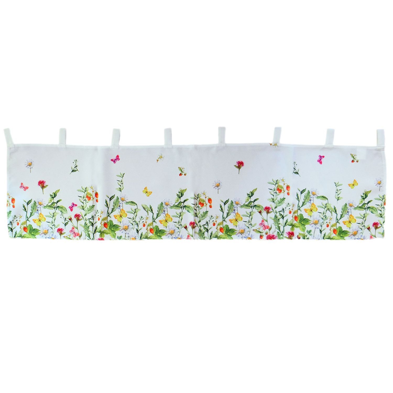 texpot Scheibengardine Gardine mit Blumen und günstig online kaufen