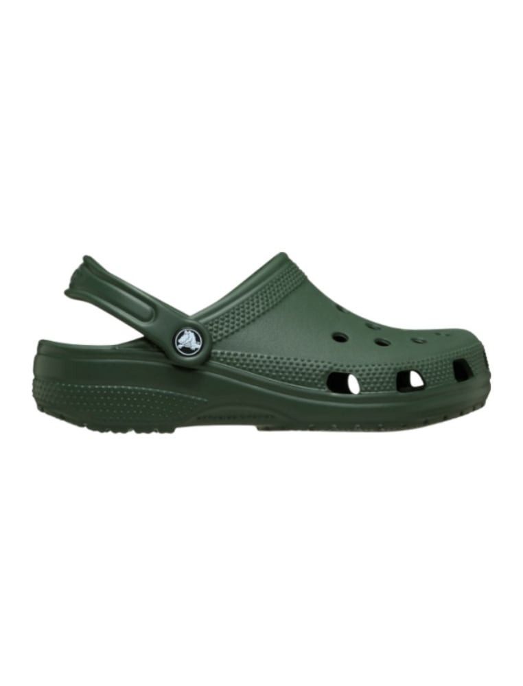 Crocs Sandale Classic Clog dunkelgrün Badeschuh günstig online kaufen