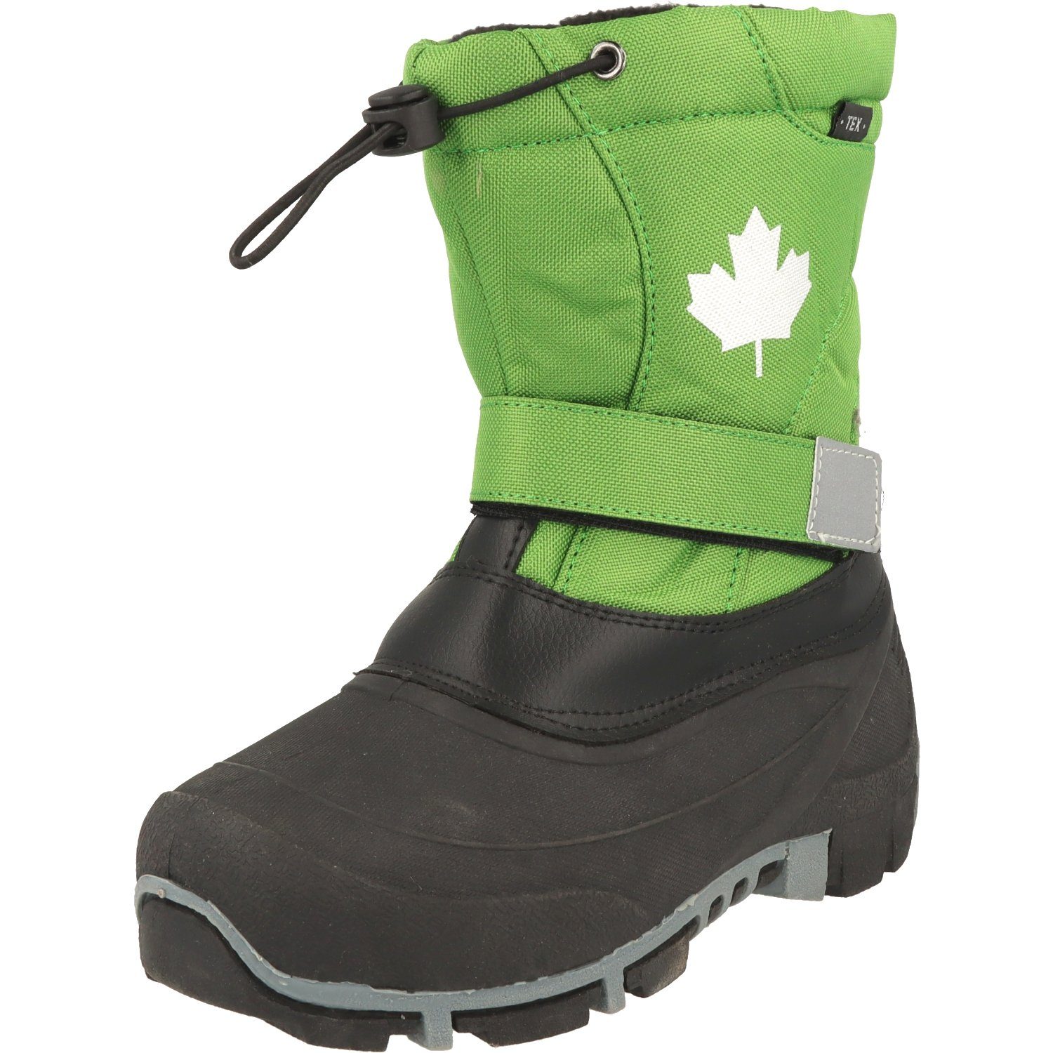 CANADIANS 467-185 warme Winter Stiefel Boots TEX Schnee Winterboots Wasserabweisend green