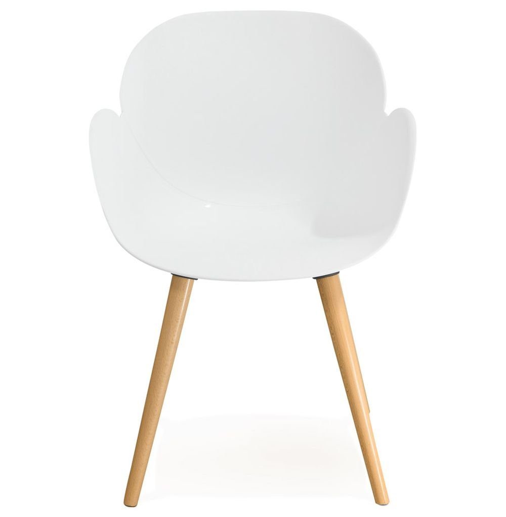 KADIMA Esszimmerstuhl Sessel x 59 Weiß Weiss 59,5 DESIGN Polym Plastic (white) ODIN
