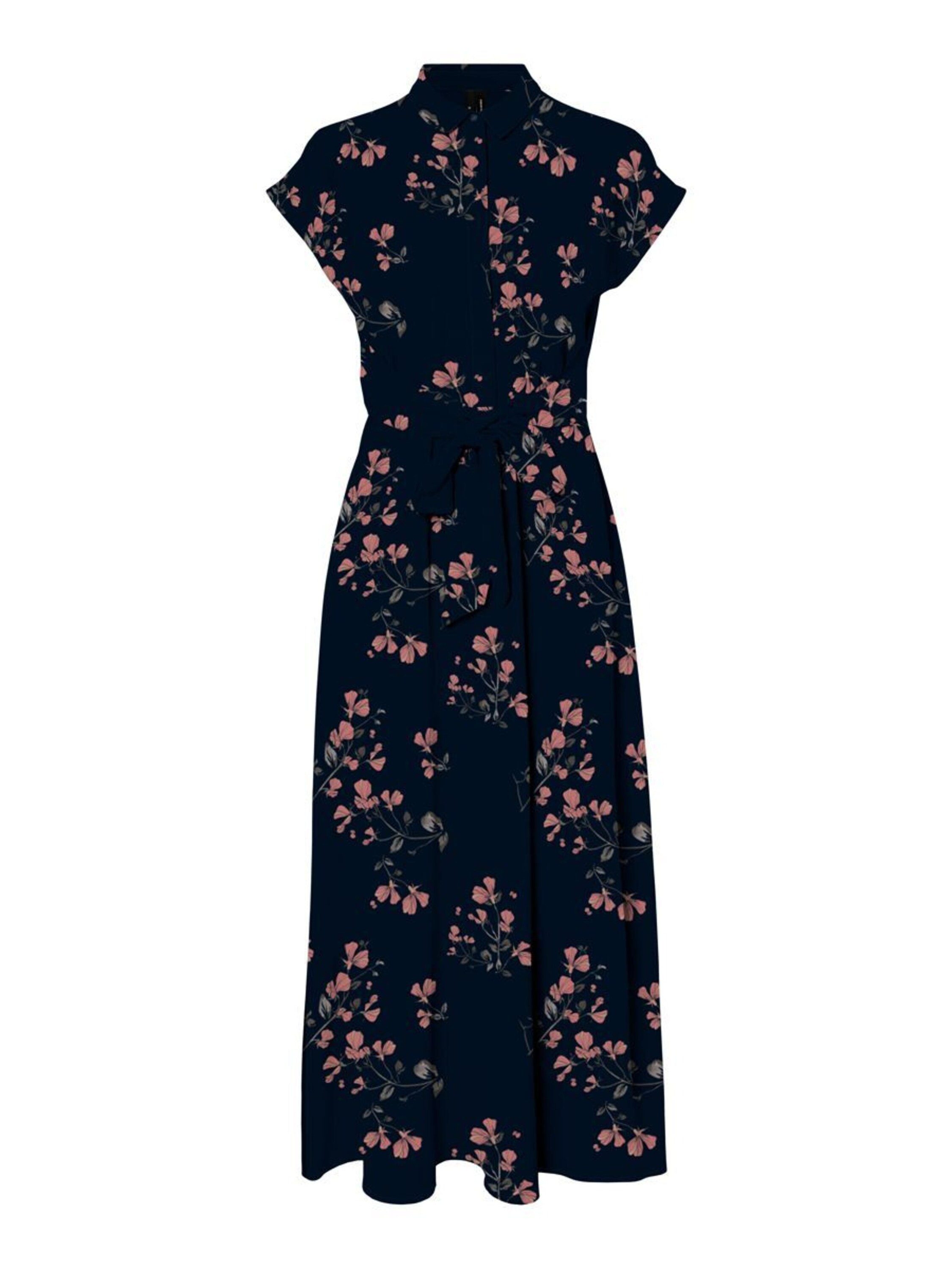 Vero Moda Spitzenkleid (1-tlg) Falten