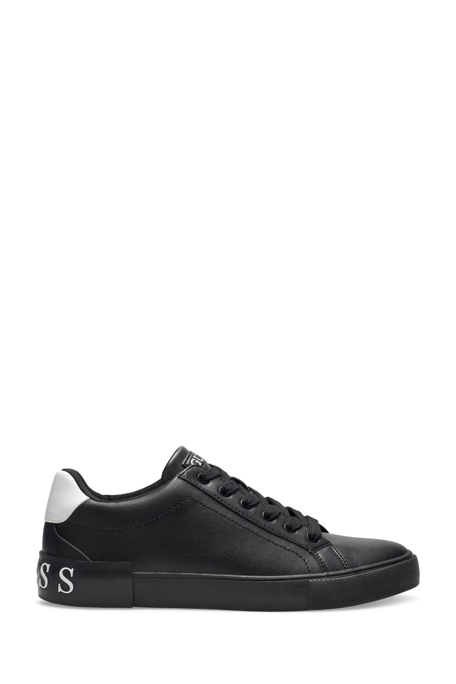 Guess PANCHO Sneaker Freizeitschuh, Halbschuh, Schnürschuh mit markantem Logo an der Ferse