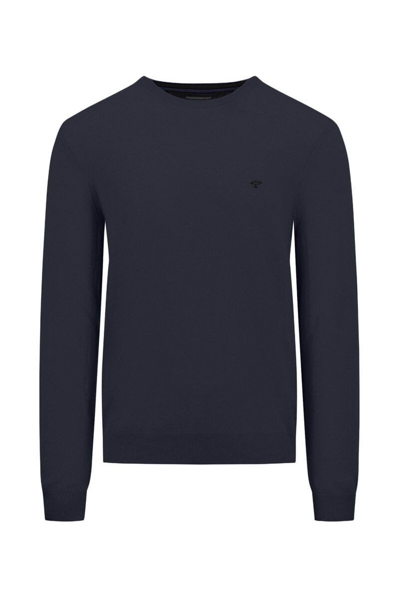 FYNCH-HATTON Strickpullover mit Logo Stickerei günstig online kaufen