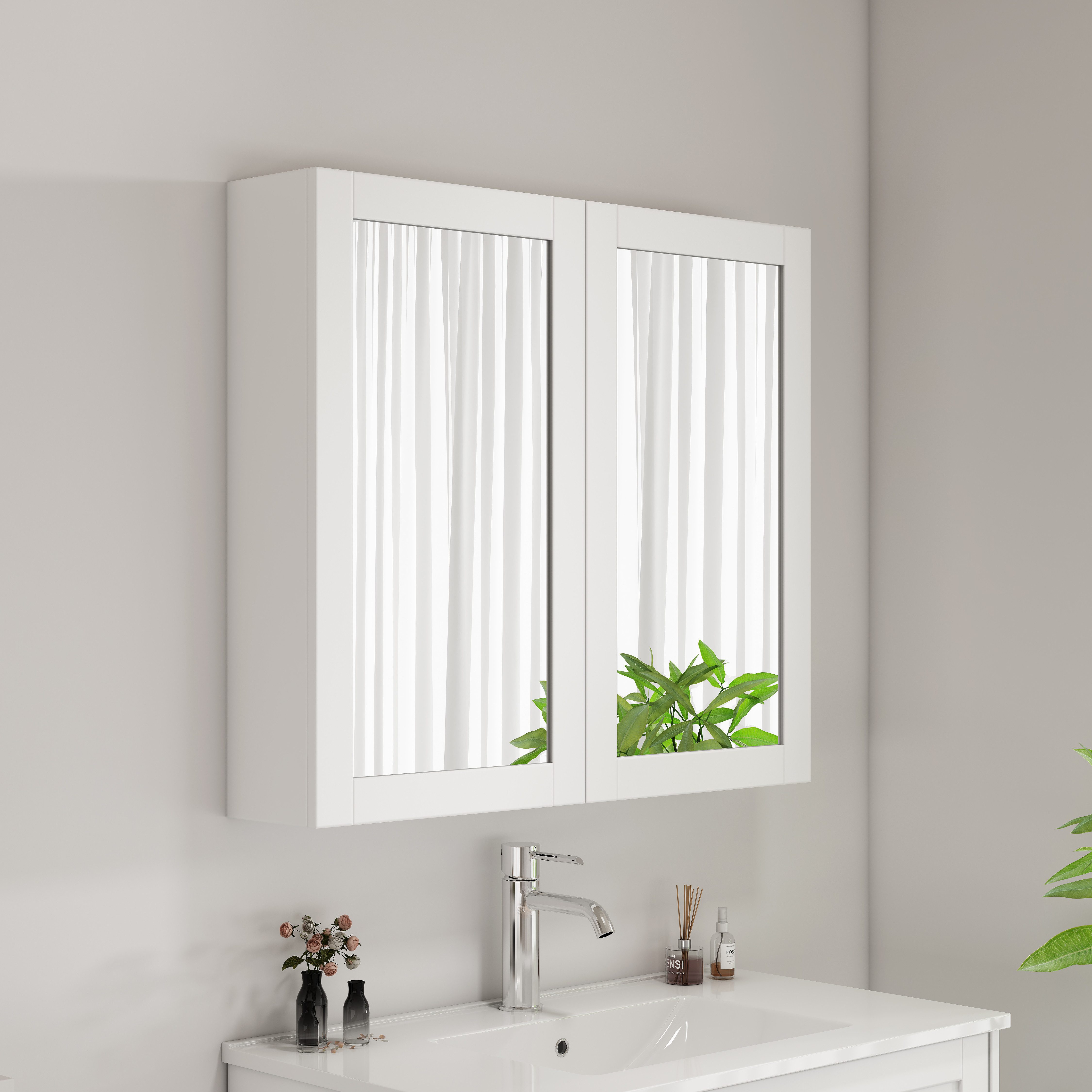 welltime Spiegelschrank AMSTERDAM platzsparender Spiegelschrank mit individ günstig online kaufen