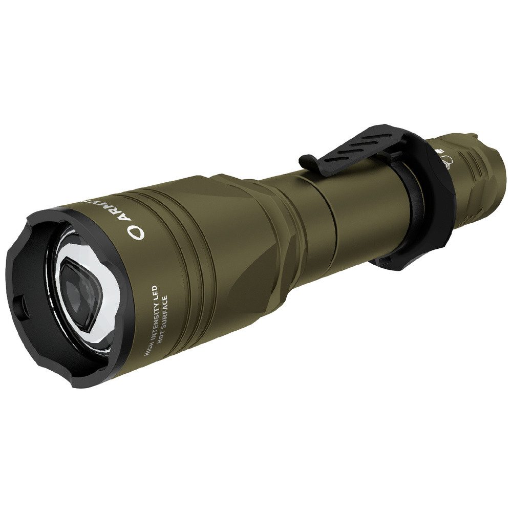 Armytek Taschenlampe ArmyTek Dobermann Pro Magnet USB Olive Warm LED Taschenlampe mit Hands