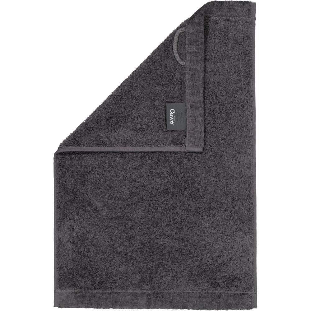 Cawö Badetücher Gästehandtuch Lifestyle Uni Basalt Grau (30x50 cm)