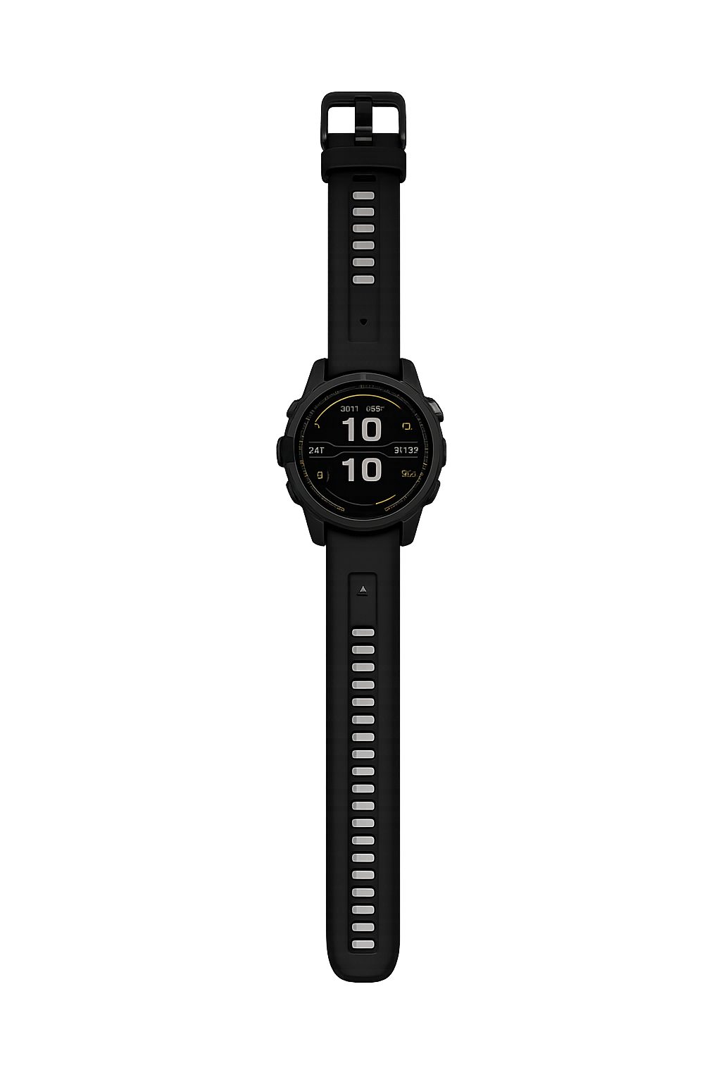 Garmin fēnix® 7 Pro Smartwatch (3,04 cm cm/1,2 Zoll, Garmin OS) Einzelartikel, 2-tlg., Smartwatch inkl. Silikon-Armband und Lade-/Datenkabel, Solar-Ladelinse; Saphirglas; Titan-Lünette; Taschenlampe; Gen 5 Sensor