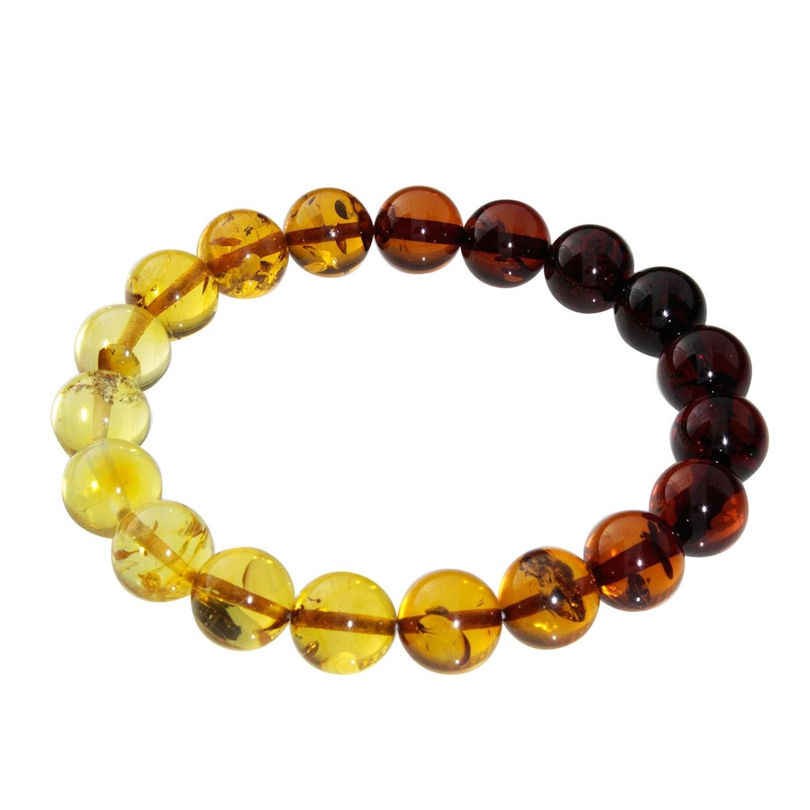 OSTSEE-SCHMUCK Armband Ostsee-Schmuck Armband Kugel 10 mm Armband Kugel 10 mm