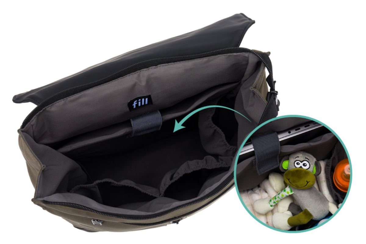 Fillikid Wickeltasche Wickelrucksack Osaka Exklusiv