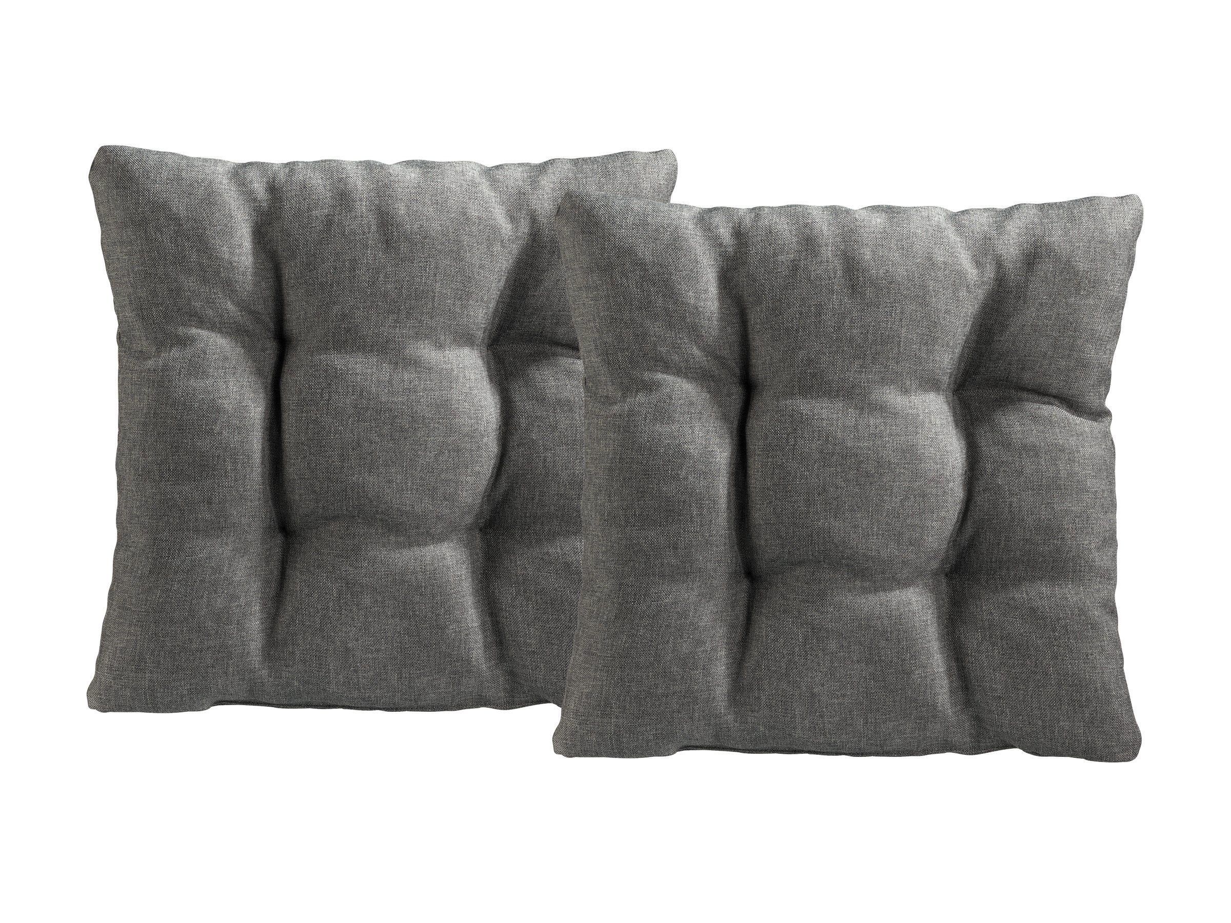 XDREAM Stuhlkissen Sitzkissen Set (2er & 4er) für Stühle und Bänke, robuste Polsterauflage für indoor und outdoor, 38x38x6 cm