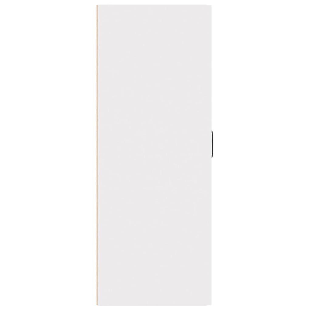 vidaXL Fächerschrank Hängeschrank Weiß 69,5x34x90 (1-St) cm Holzwerkstoff