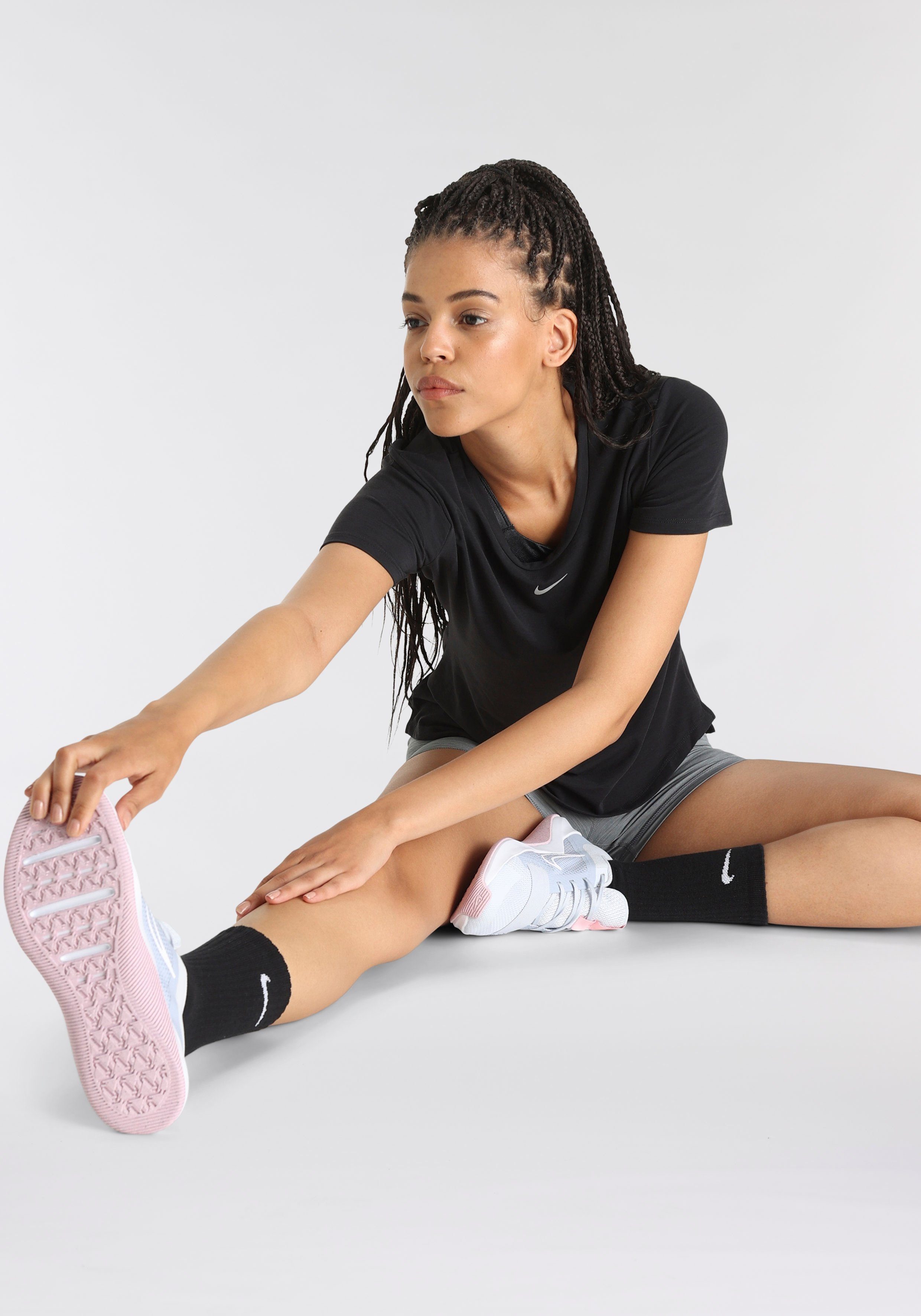 PRO SHORTS Trainingstights hellgrau Nike WOMEN'S