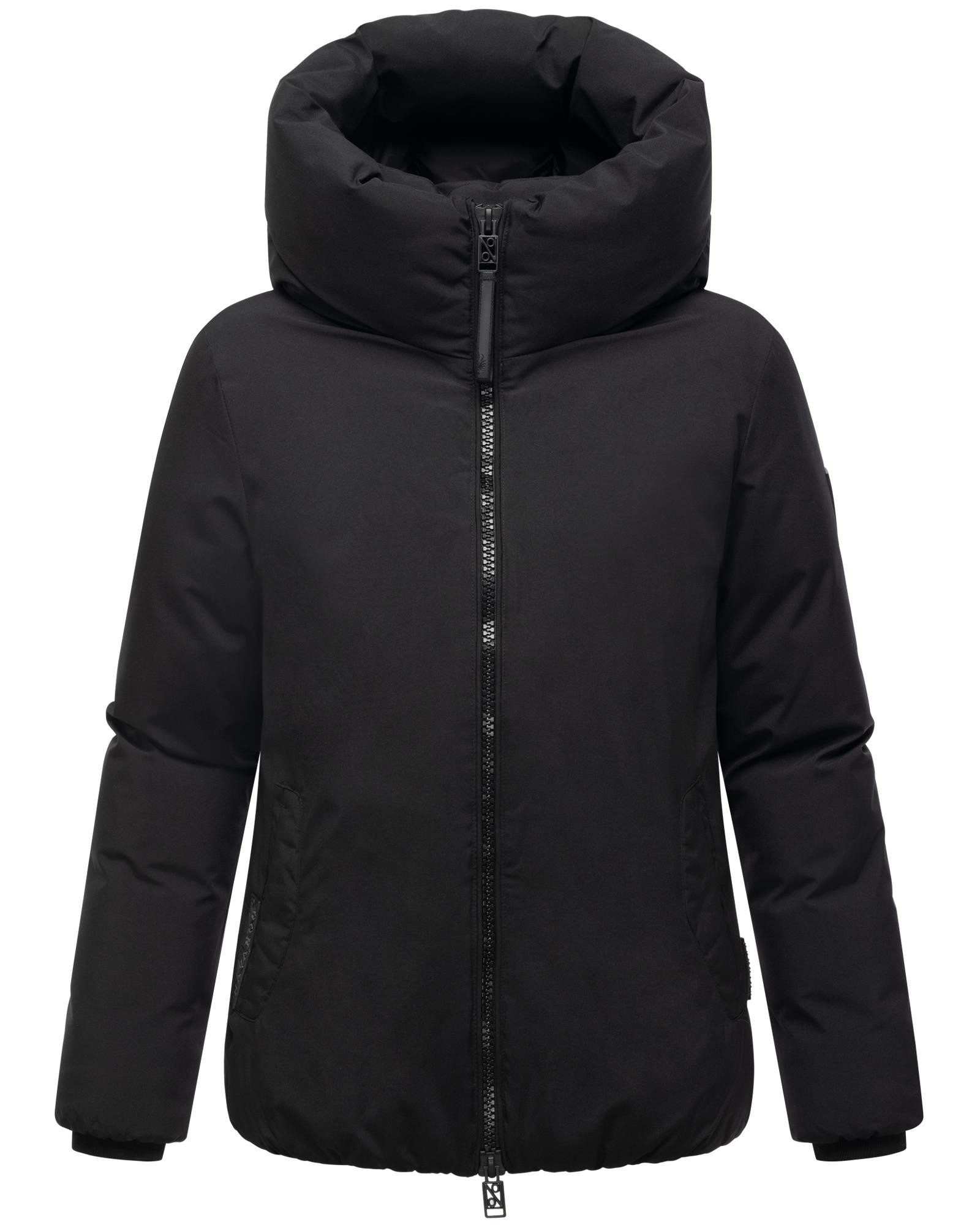 Navahoo Winterjacke Blütenlicht 14 Warme Damenjacke mit hohem Kragen