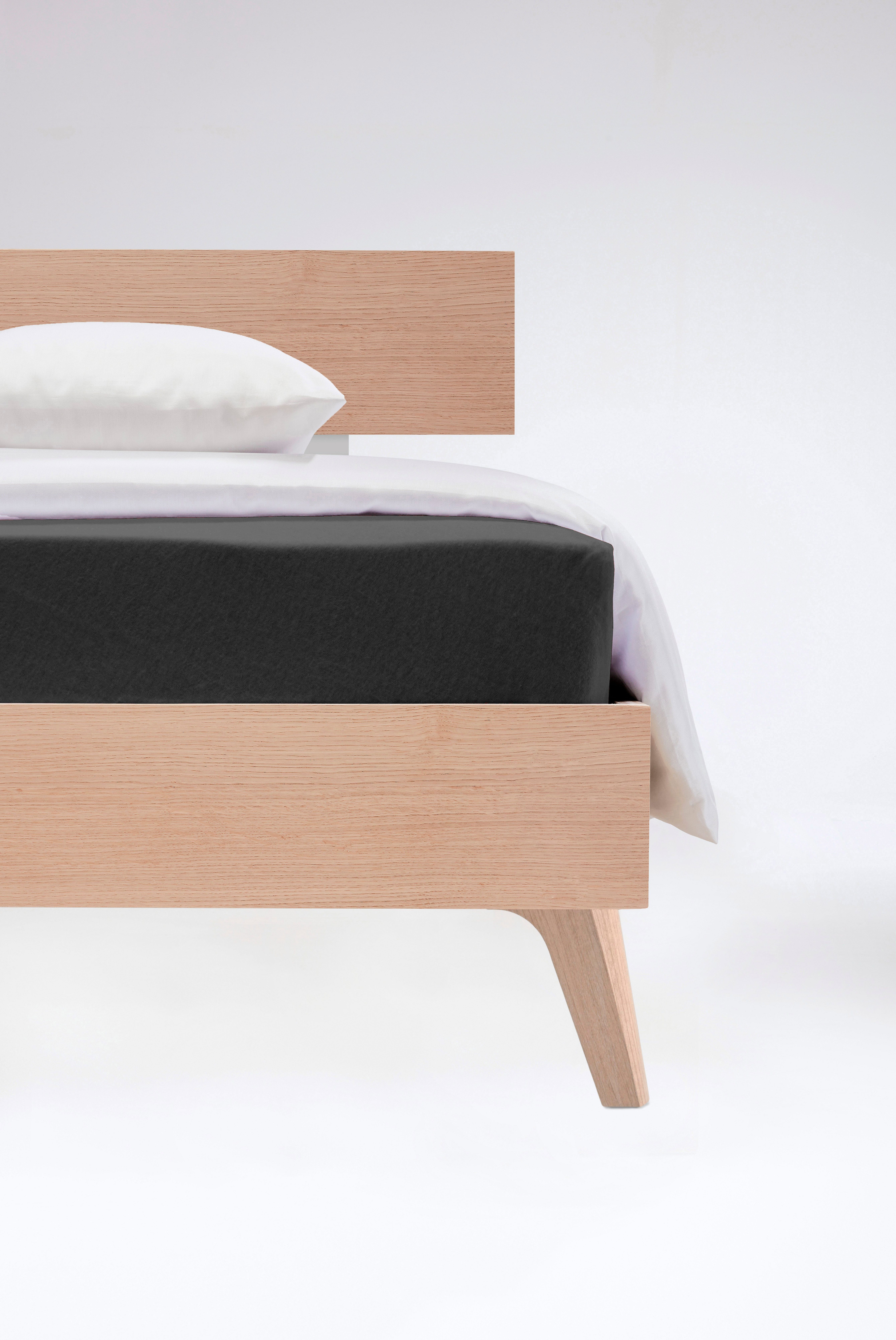 fleuresse Натяжные простыни Flauschjersey, Jersey, Gummizug: rundum, (1 Stück), aus Baumwolle, Bettlaken, Spannbetttuch, Premium Qualität