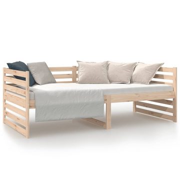 vidaXL Bett Tagesbett 90x190 cm Massivholz Kiefer