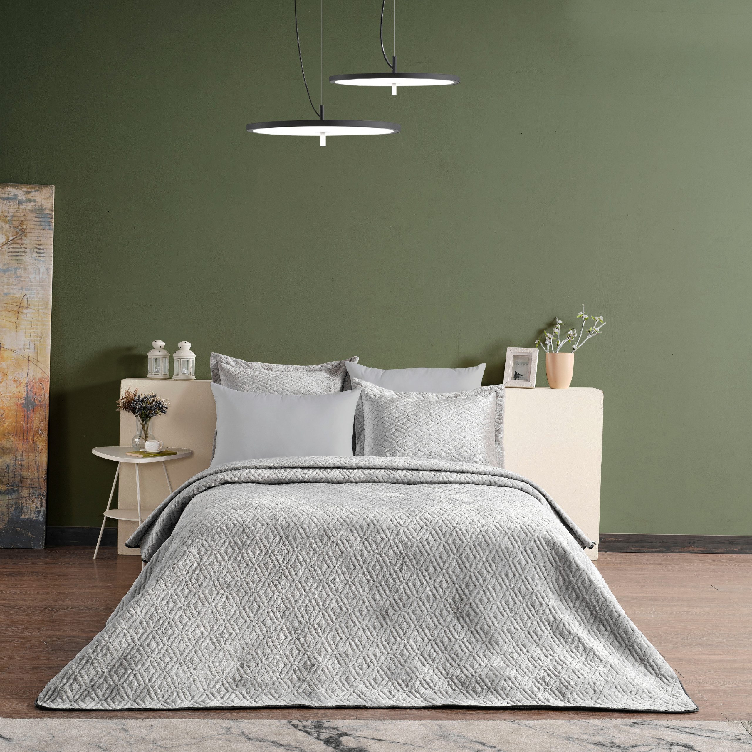 gowoll Bettüberwurf Tagesdecke mit Kissen Set (Single & Double), Mit gestep günstig online kaufen