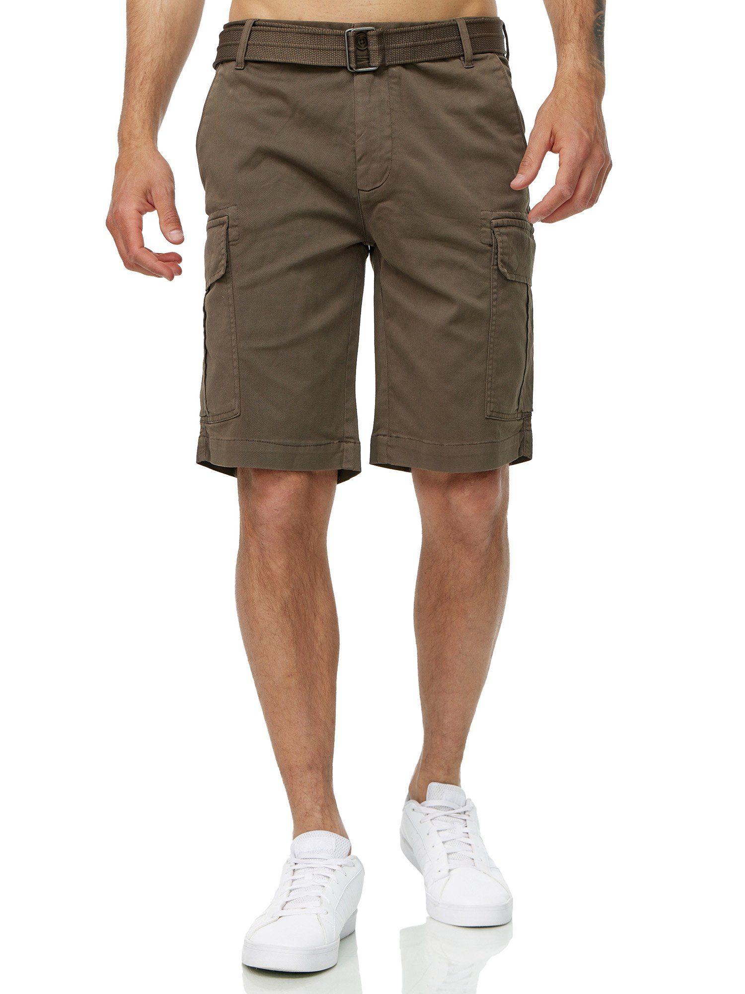 Tazzio Cargoshorts A200 Cargo Shorts inkl. abnehmbarem Gürtel