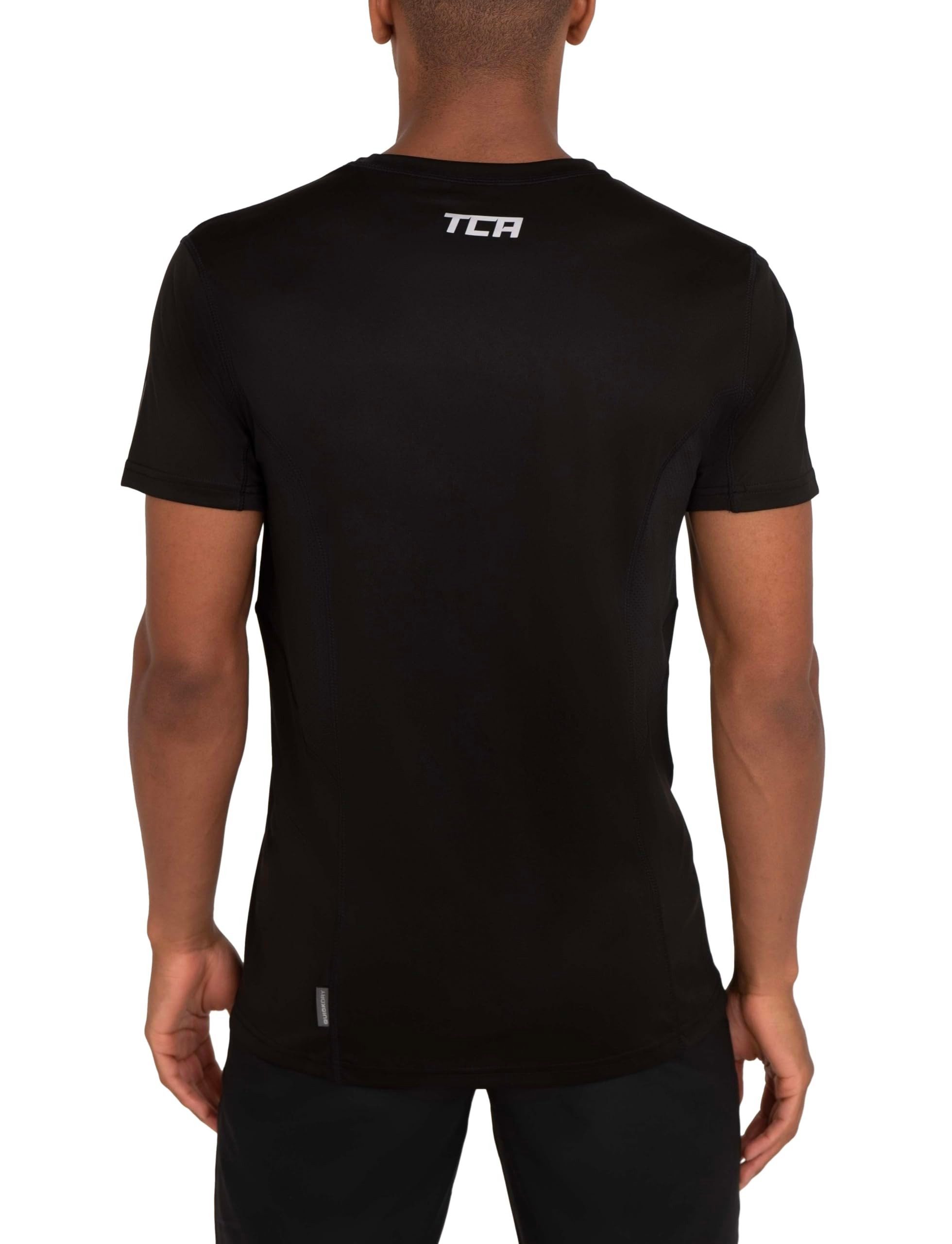 TCA Trainingsshirt TCA Sportshirt Herren Kurzarm - Atomic Quickdry Funktion günstig online kaufen