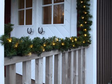 EGLO Girlande Ottawa, Weihnachtsgirlande LED für außen und innen, mit Lichterkette, 270 cm