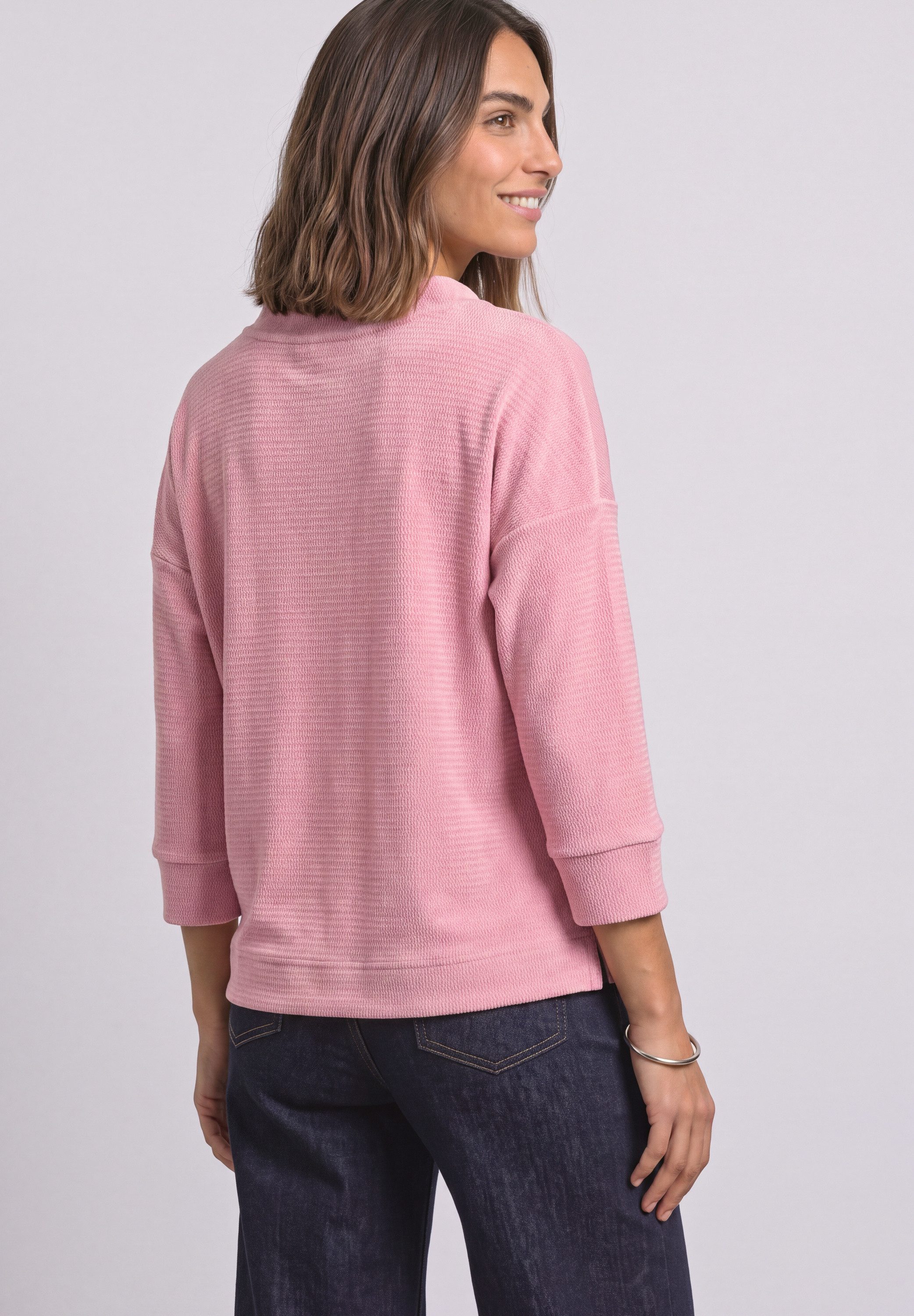 STREET ONE Langarmshirt 3/4-Arm Shirt mit U-Boot-Ausschnitt – Bild 3 von 5