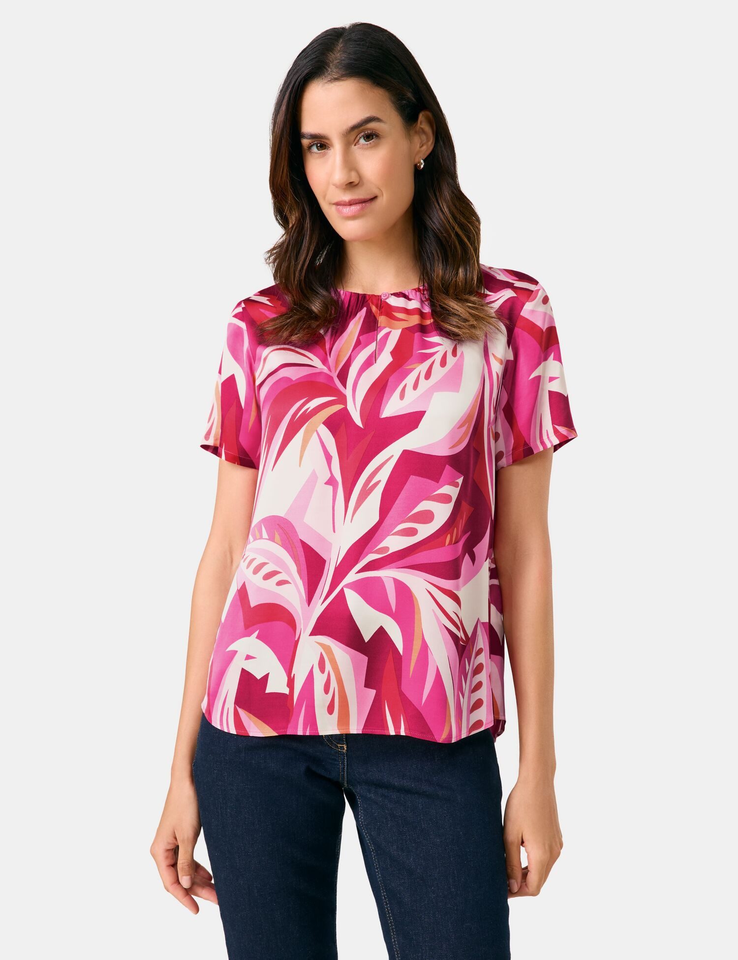 GERRY WEBER Kurzarmbluse