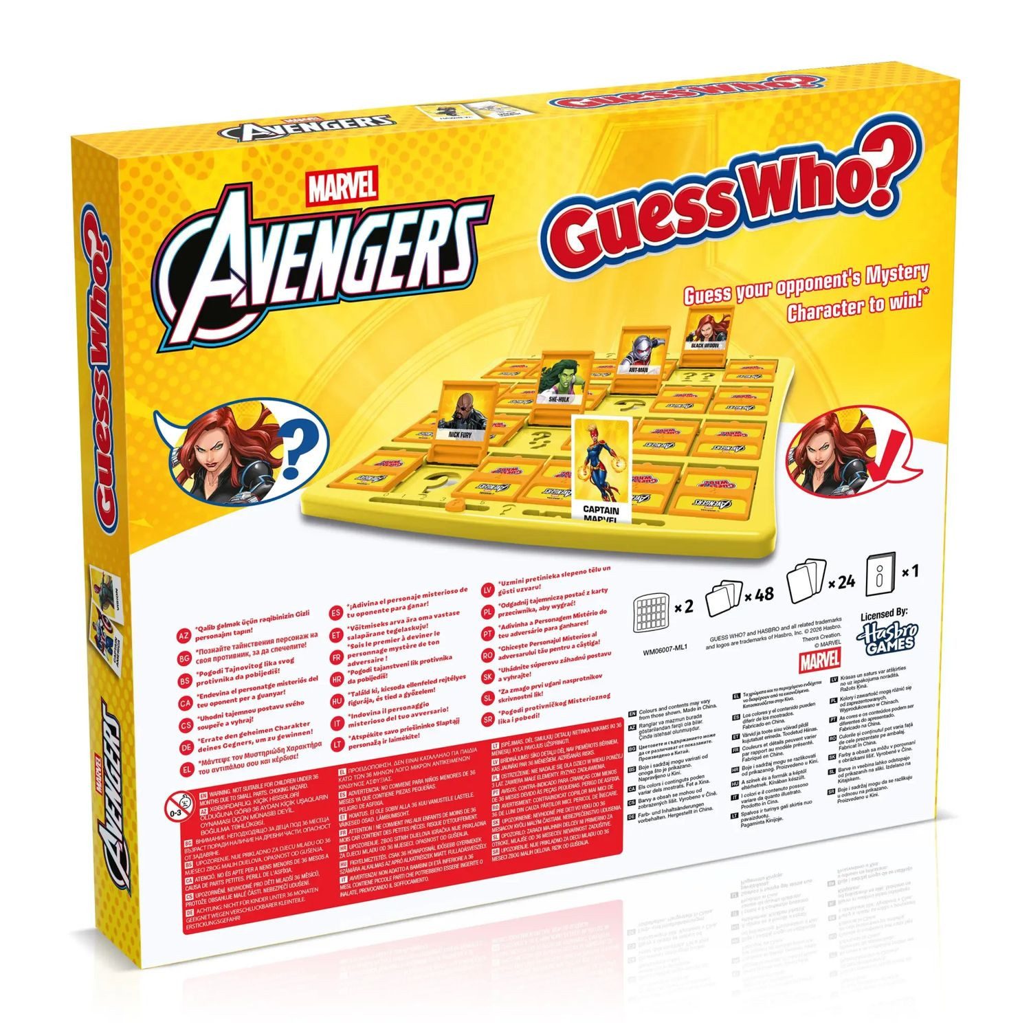 Winning Moves Spiel Wer ist es? Avengers