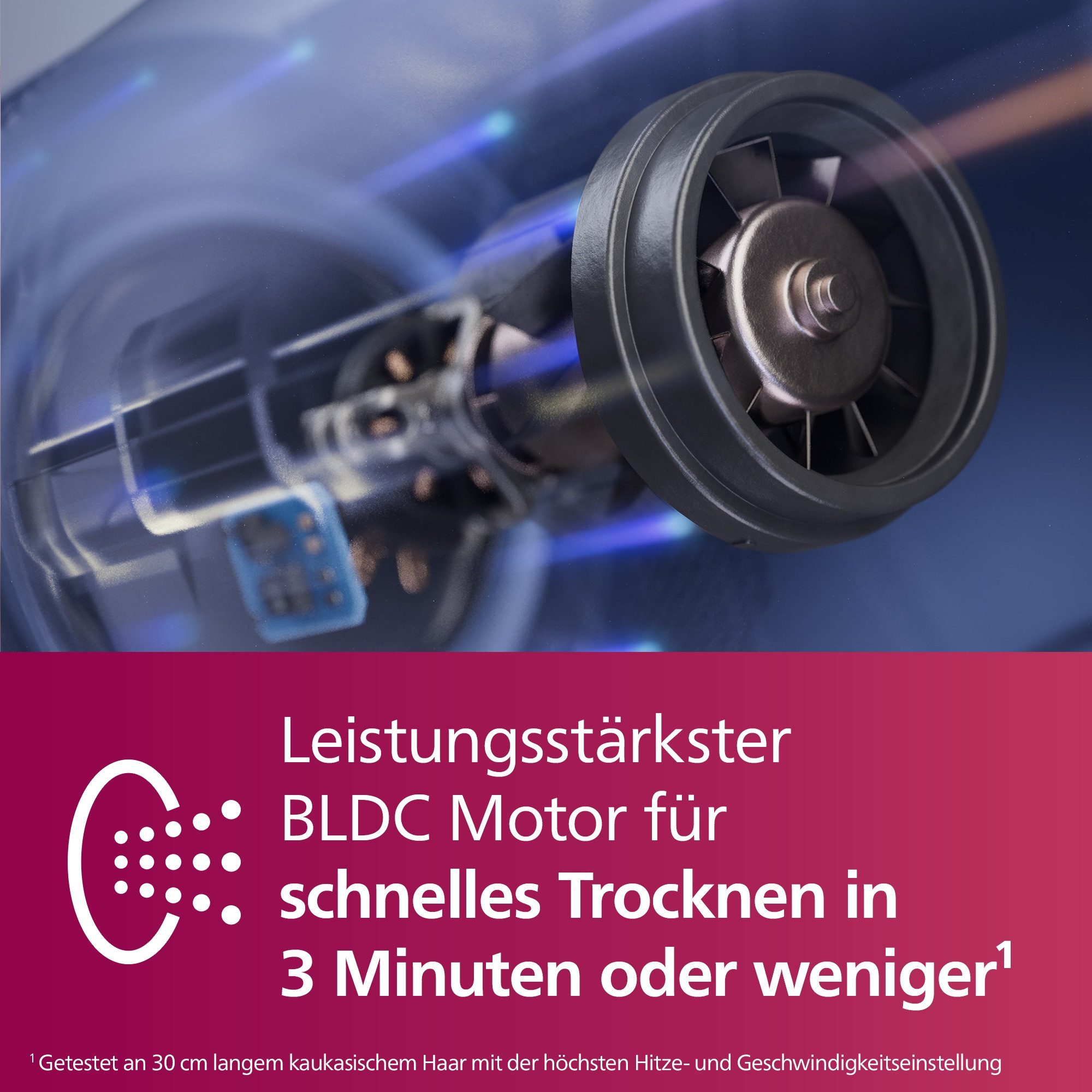 Philips Haartrockner Series 8000 BHD839/10, 1400 W, mit ThermoShield Technologie, 4 Hitze- und 3 Geschwindigkeitsstufen