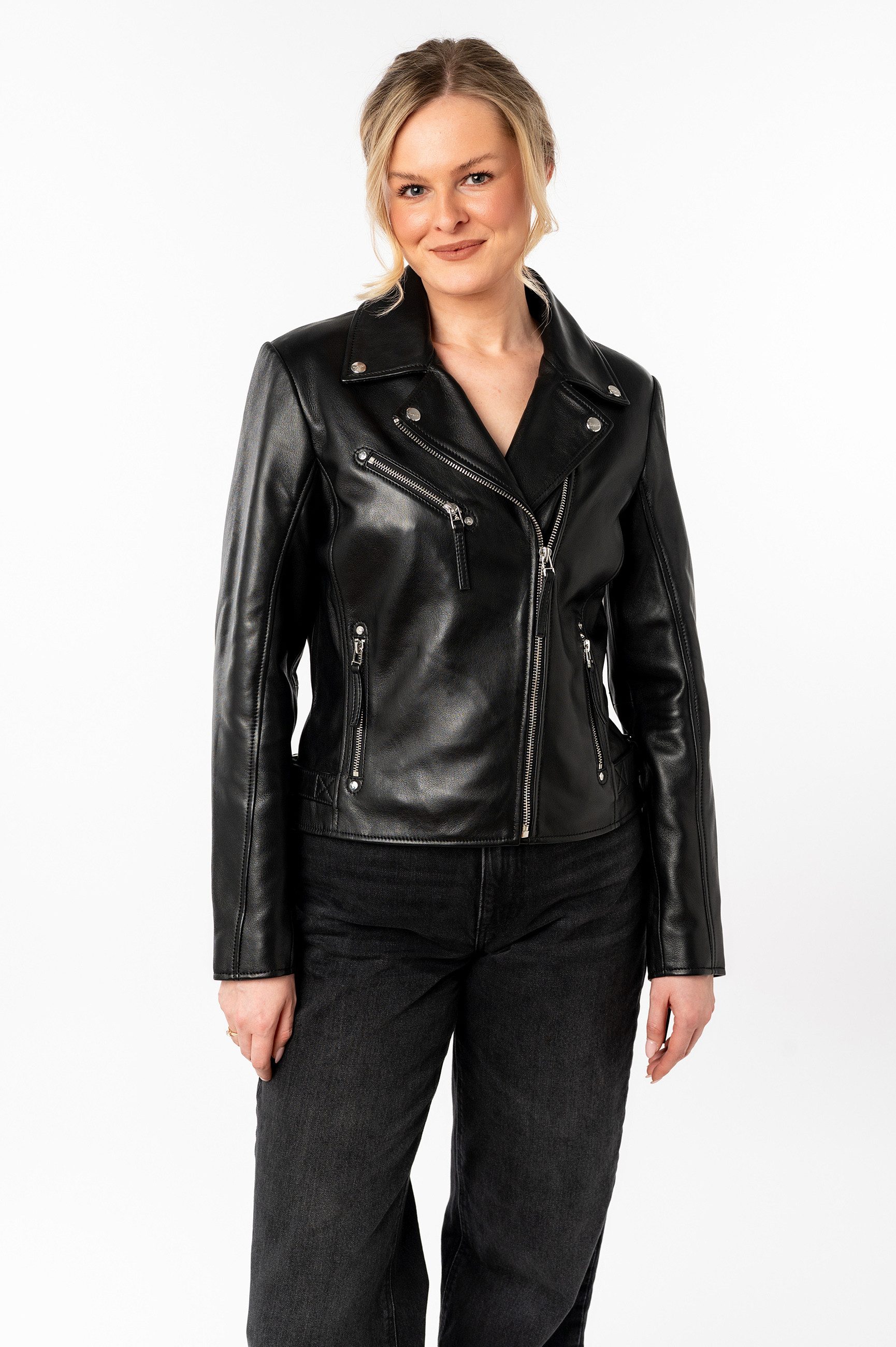 Mauritius Lederjacke MWPasja mit Reverskragen günstig online kaufen