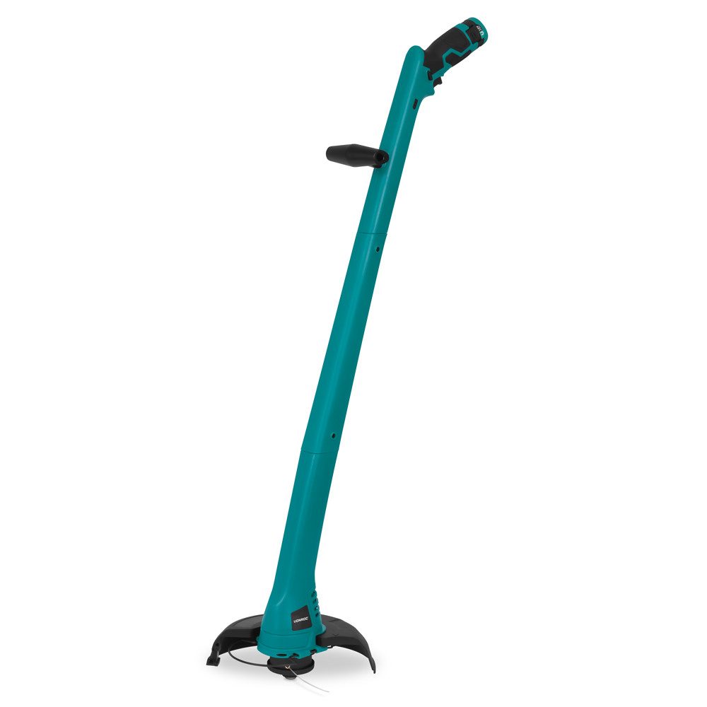 VONROC Akku-Rasentrimmer 12V - Rasentrimmer inkl. Akku, USB-C Kabel und Fadenspule mit einem, 22 cm Arbeitsbreite Faden