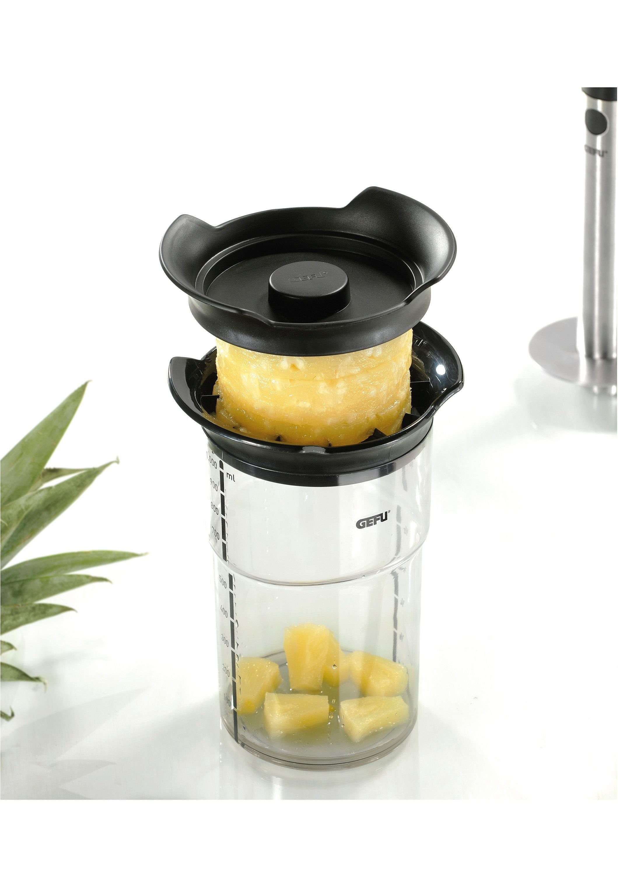 GEFU Obstschneider PROFESSIONAL PLUS, (1-tlg), hochwertige Edelstahlklingen